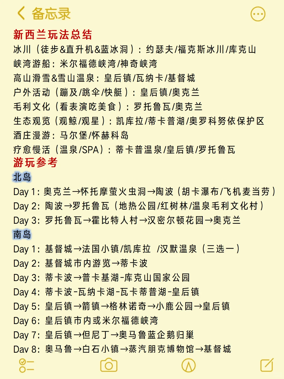 （10-12月）勇闯新西兰赏春😎南北岛速通攻略