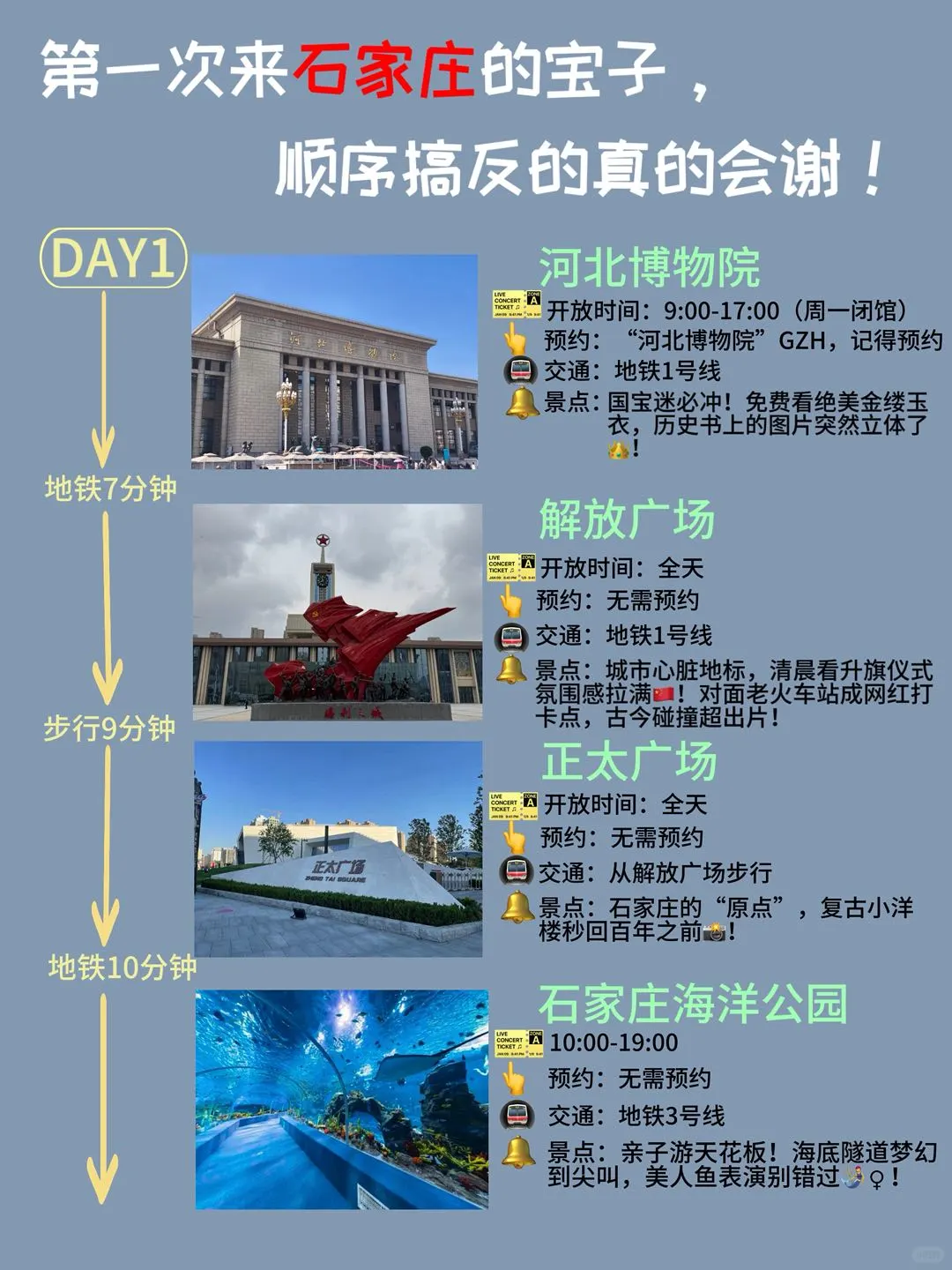 石家庄citywalk路线 3天2晚超全攻略来了✅