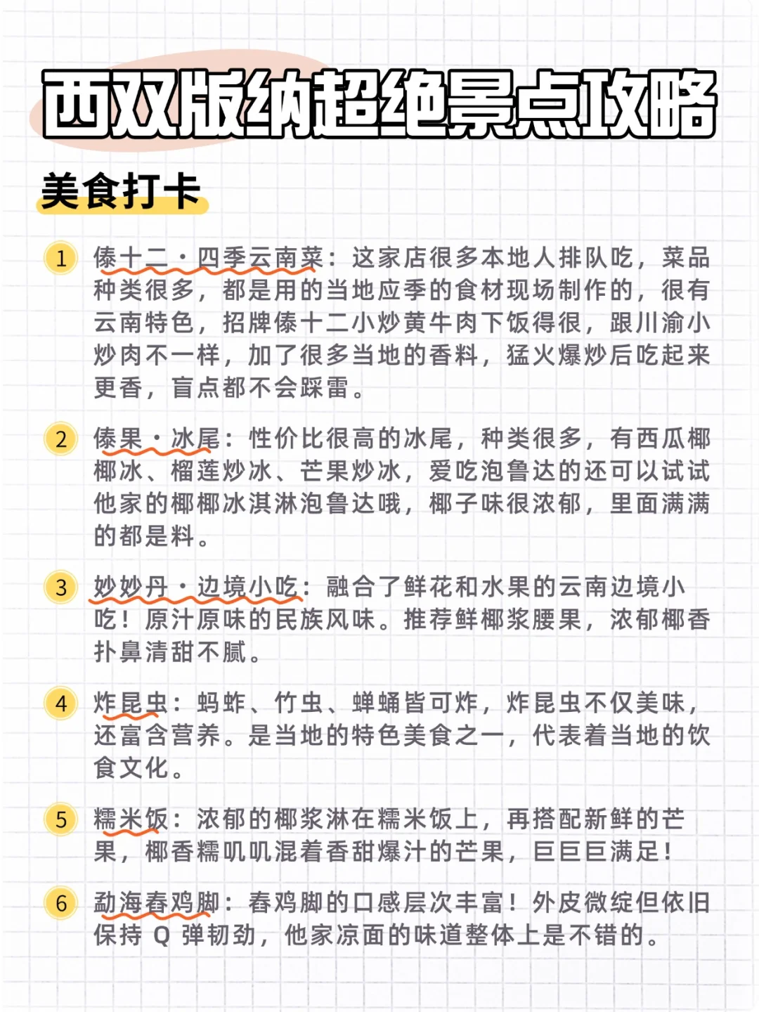 西双版纳旅游攻略‼️小白直接抄作业！