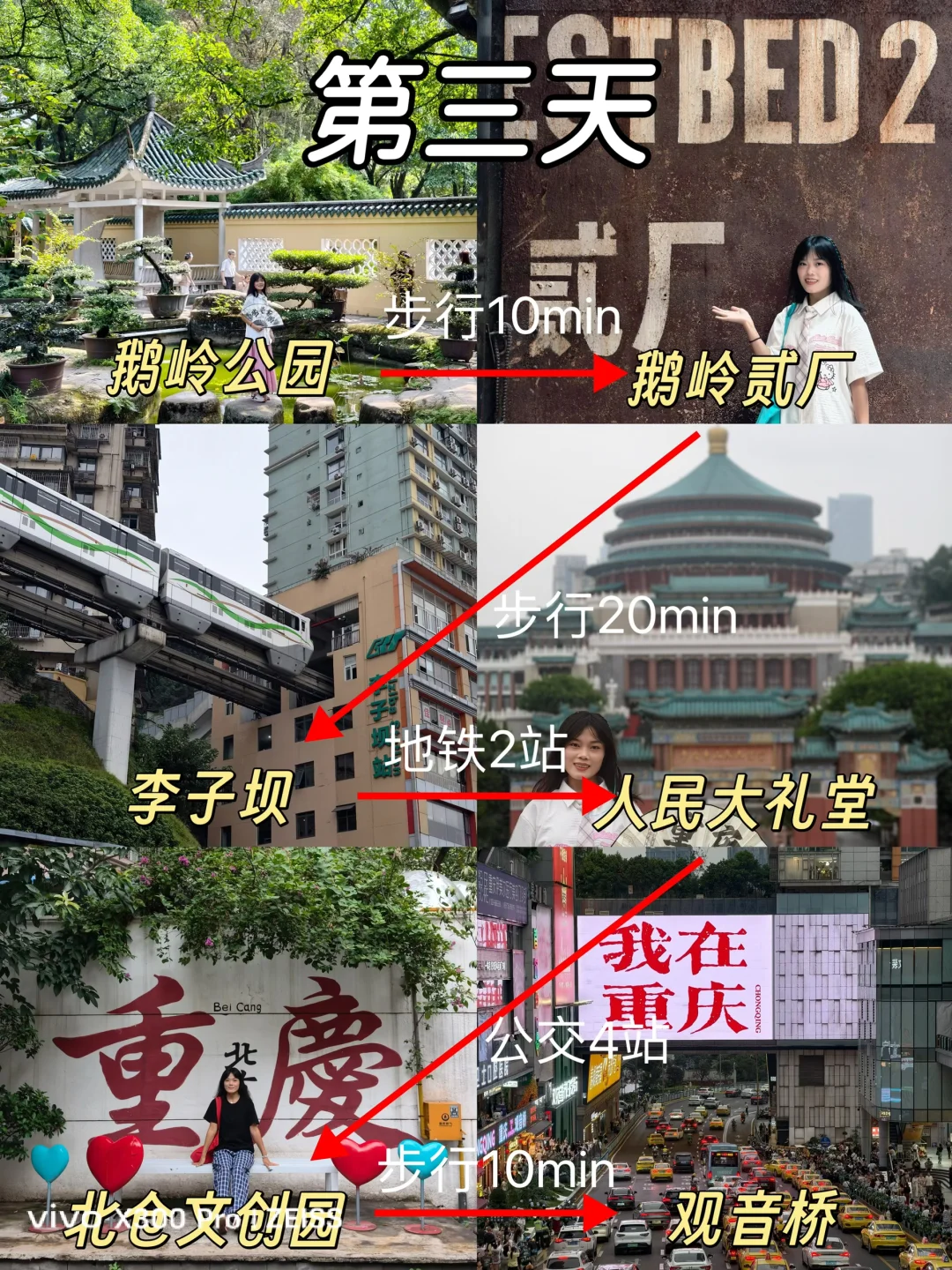 第一次来重庆，4天3晚citywalk详细路线