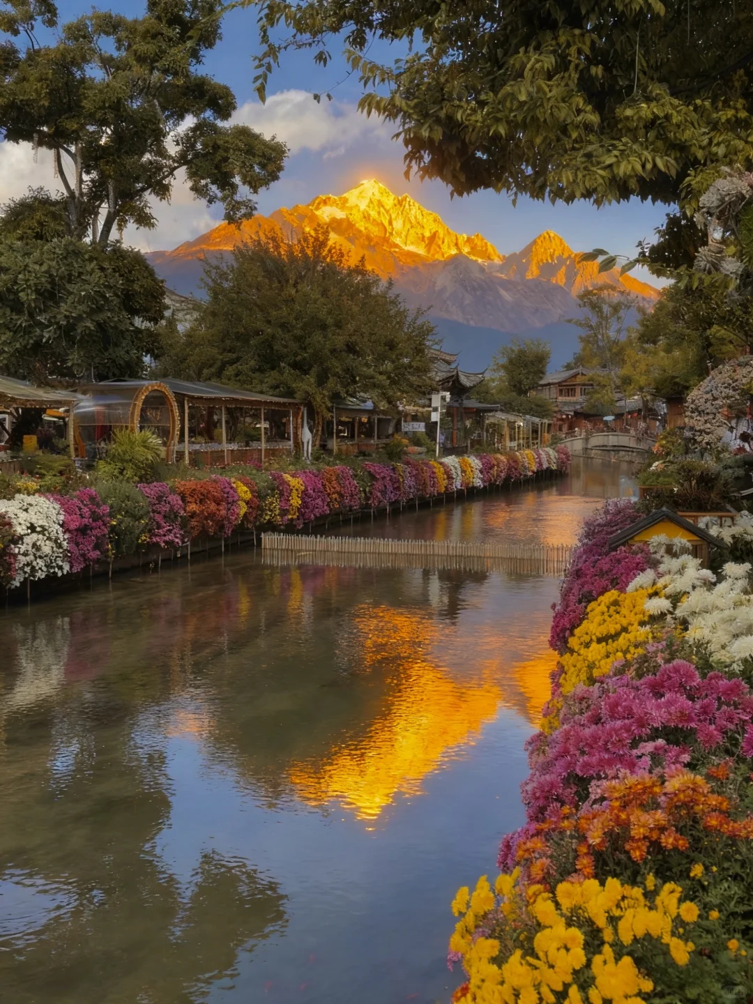 10.25实拍丽江古城⛰️简直是美到失语💐！！！