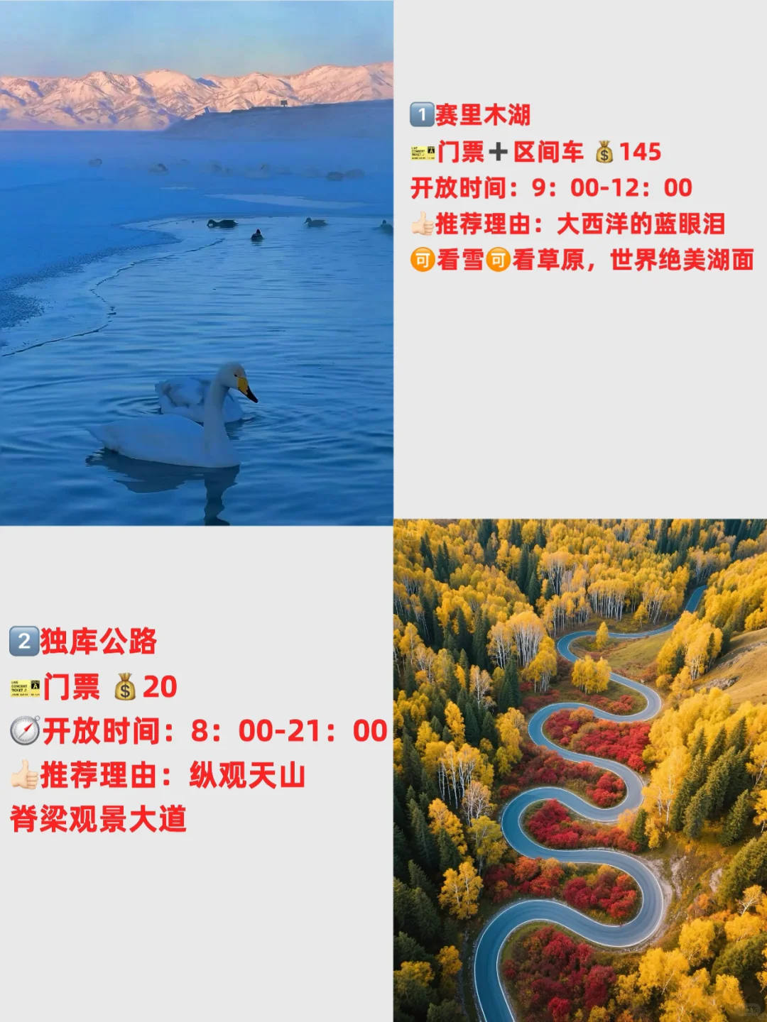 第一次去新疆‼️去这9️⃣个景点就够了✍附攻略