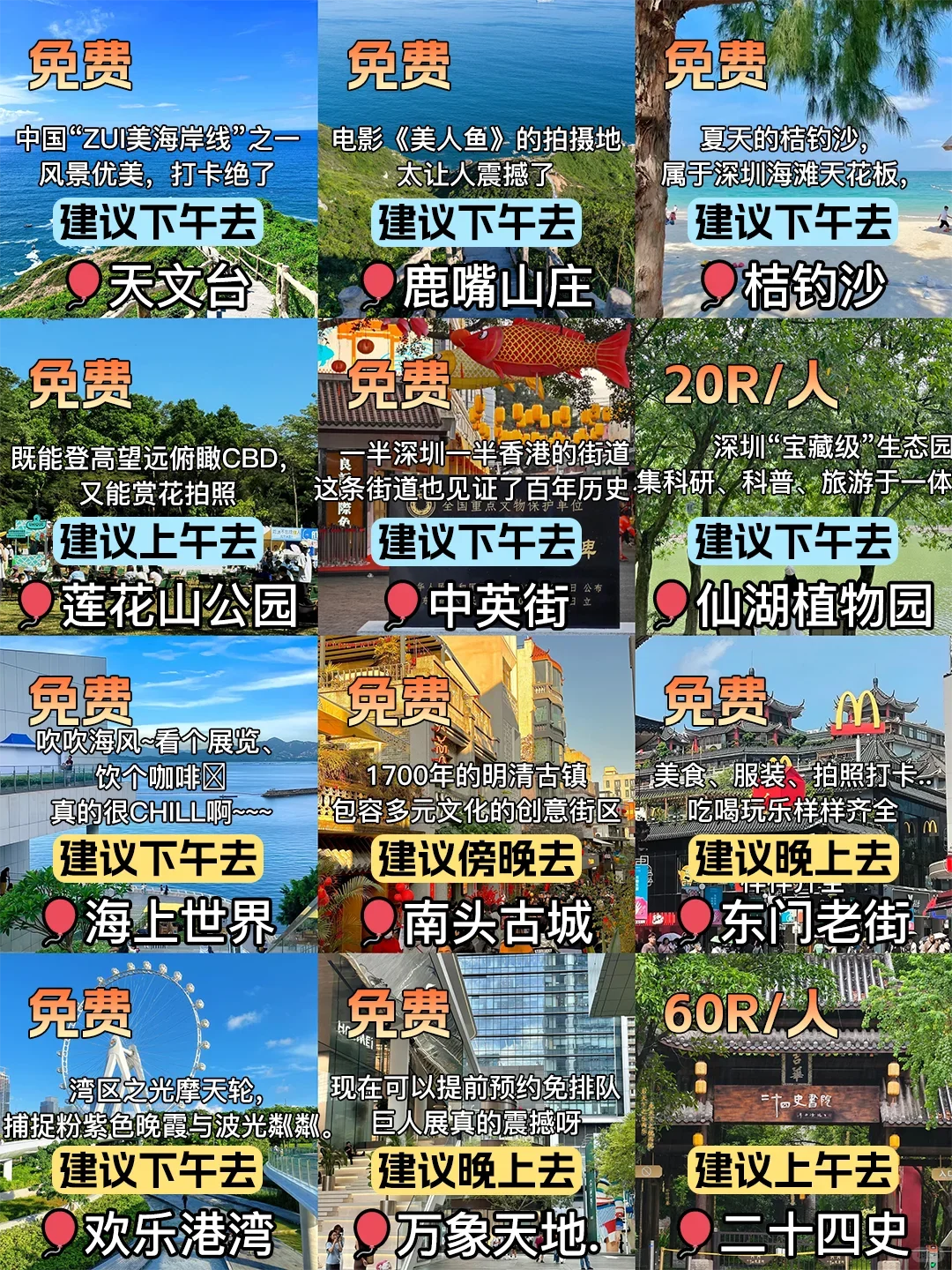 深圳必打卡景点攻略✨小众隐藏地