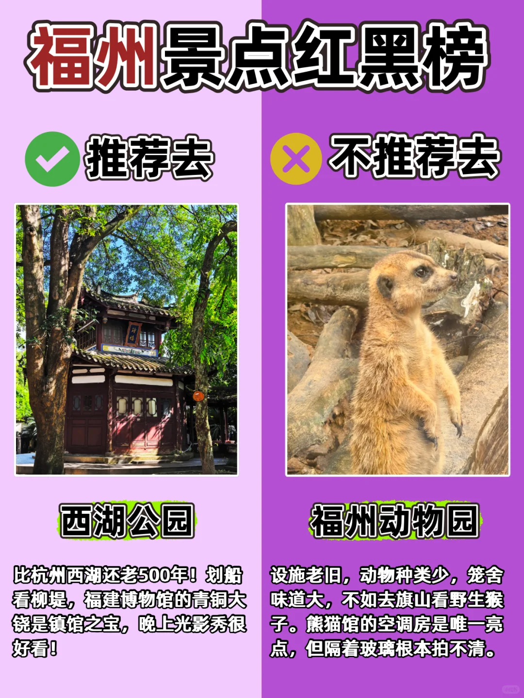 福州旅游红黑榜🔥本地人连夜整理！