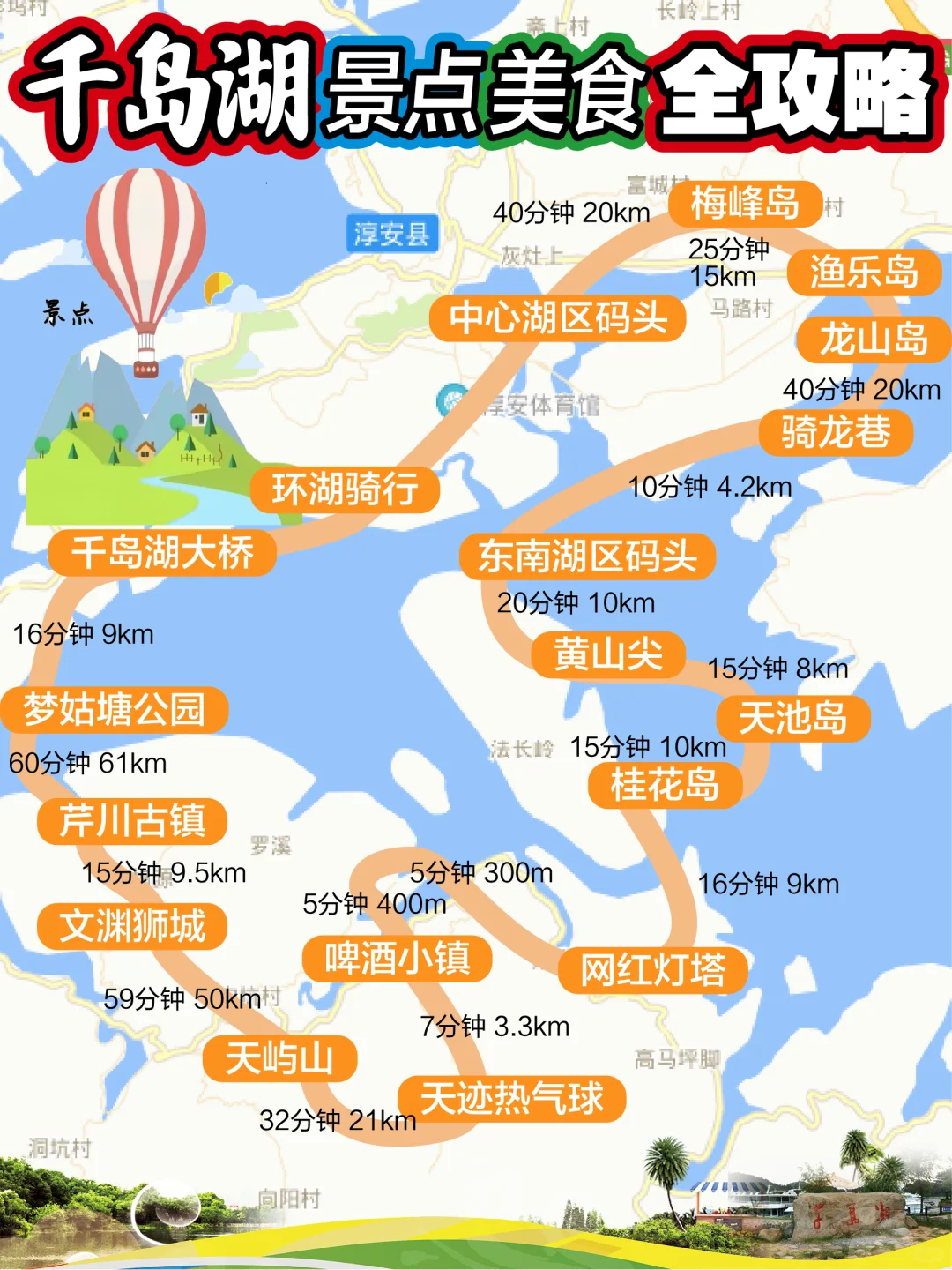 千岛湖｜景点&美食蕞强J人攻略📱全屏版