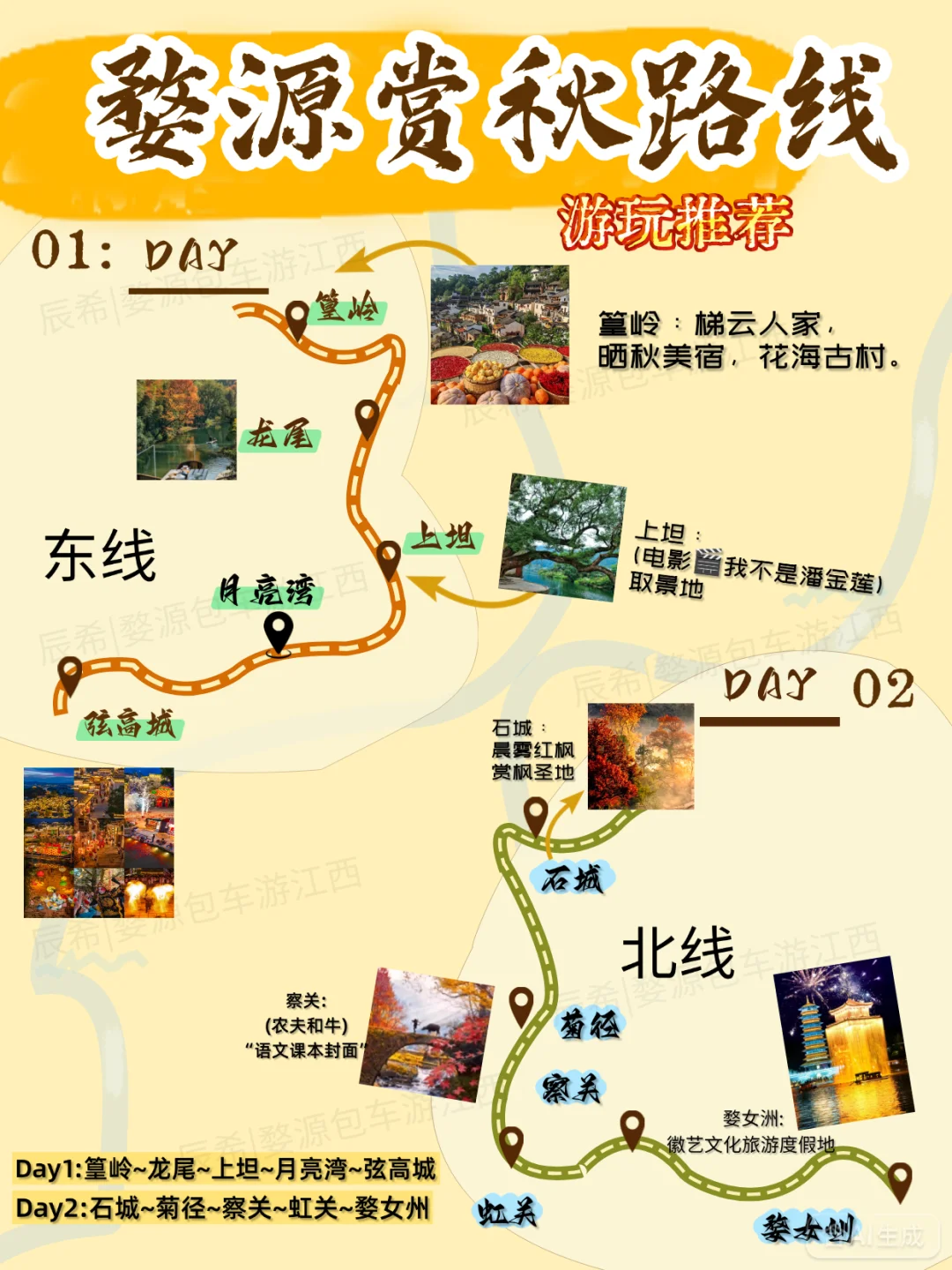 11🈷婺源赏秋|东/北线攻略~附吃住行指南