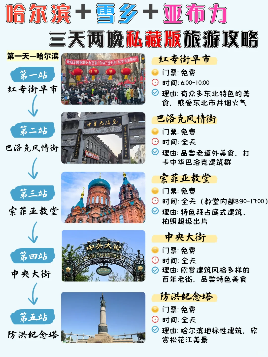 冬季来哈尔滨｜人均2000➕本地人私藏版攻略!