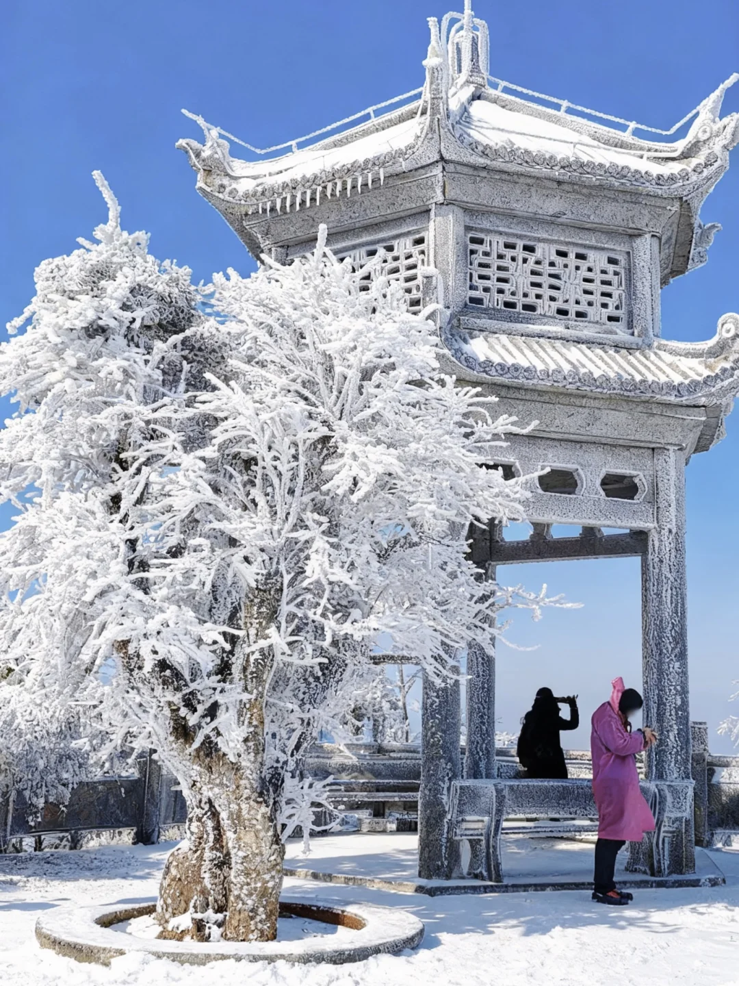 推荐个广东人最省时省钱的赏雪地：南岳衡山