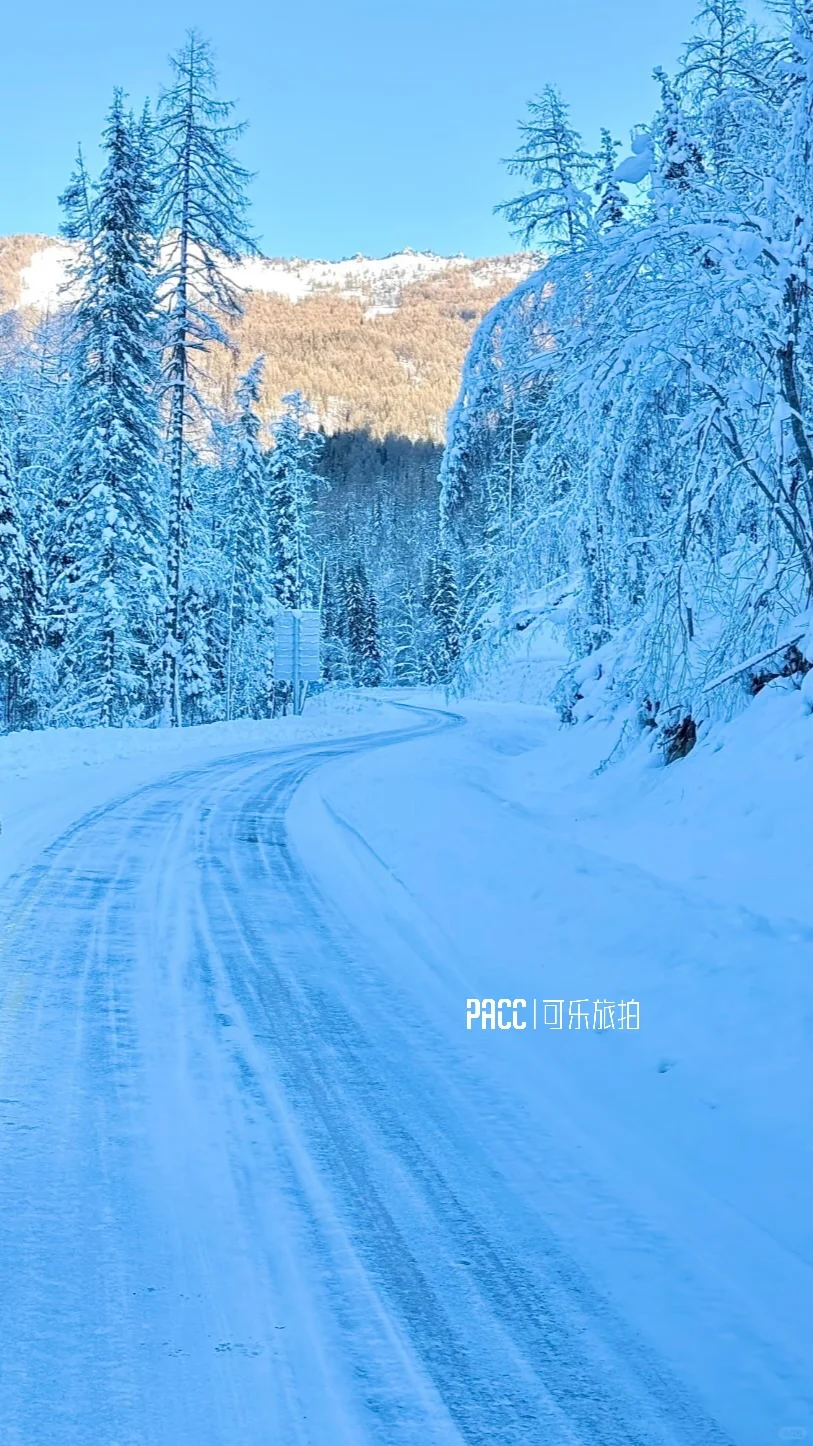 禾木路边随拍｜闯入无人打扰的冰雪小巷❄️