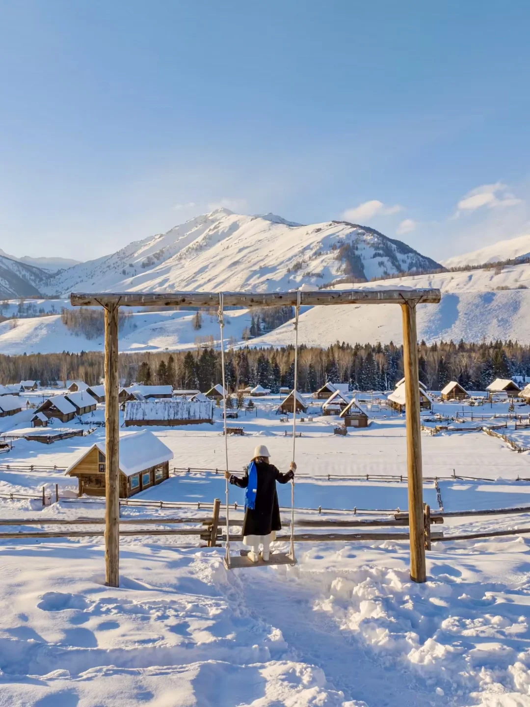 北疆阿勒泰的冬❄️一秒闯入冰雪童话仙境