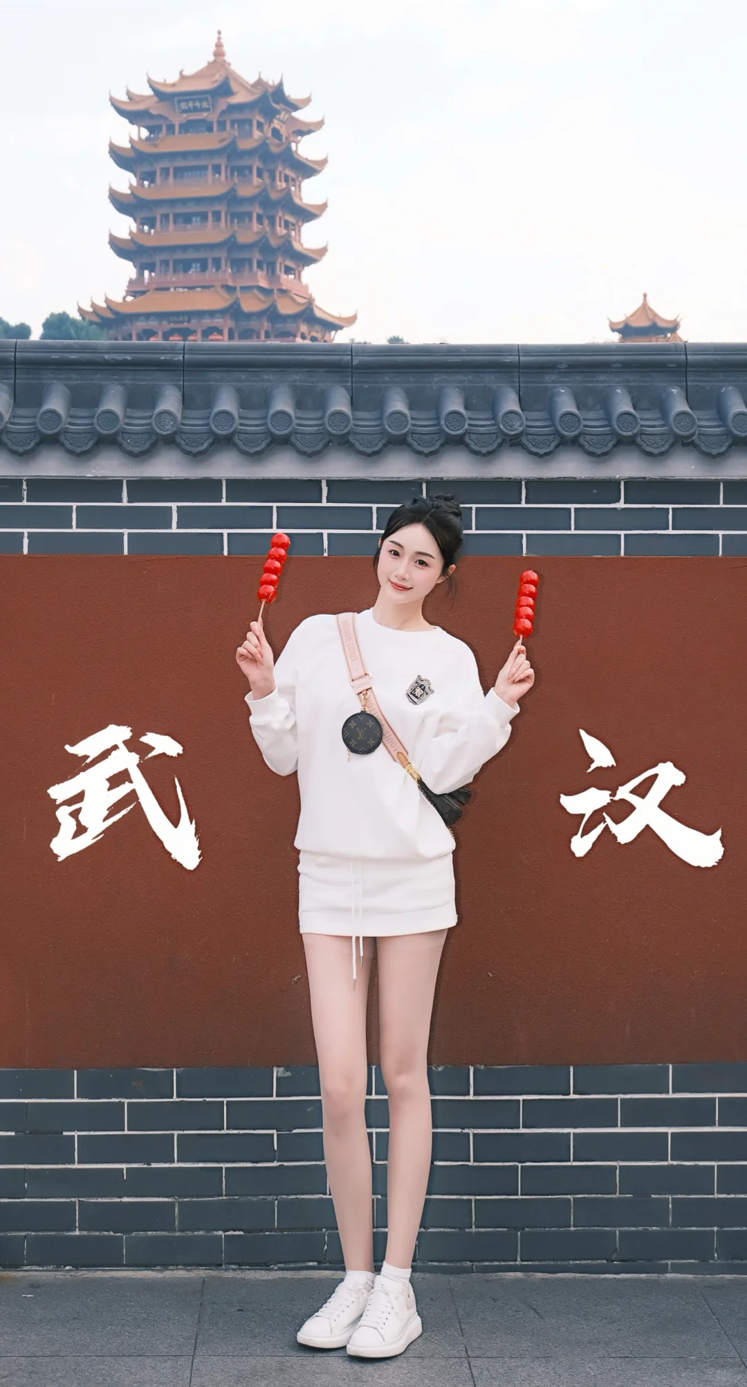 武汉•黄鹤楼墙🧱打卡10r一张你们说值得吗