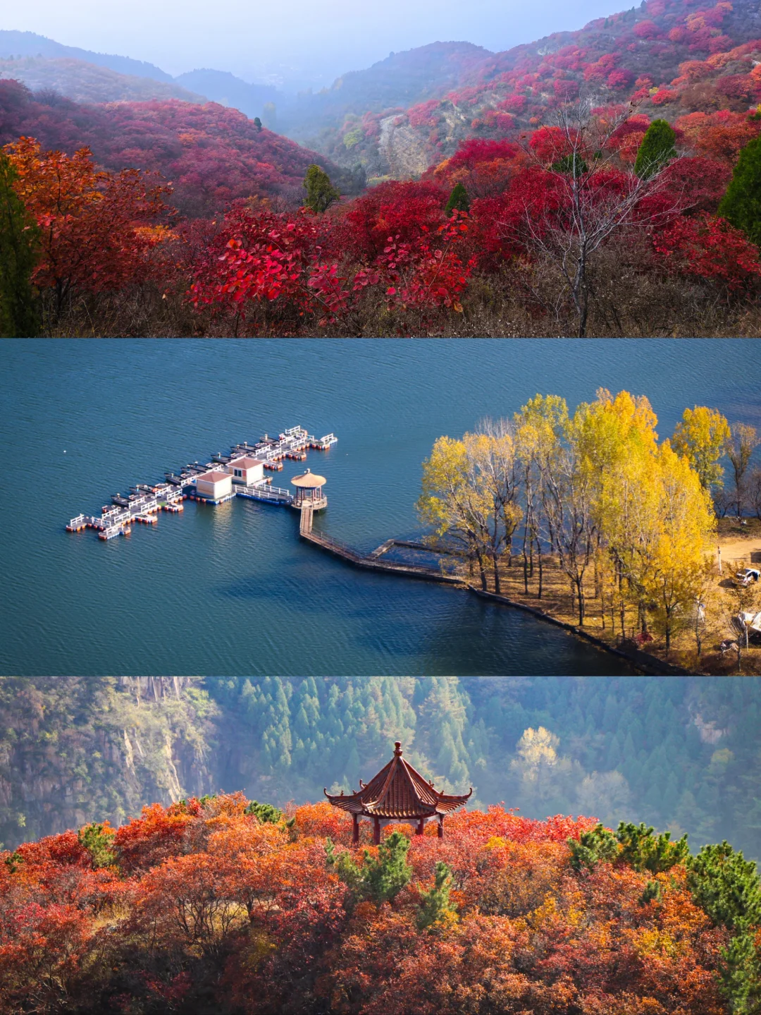 秋日绝美必去路线，济南小漓江红叶全攻略