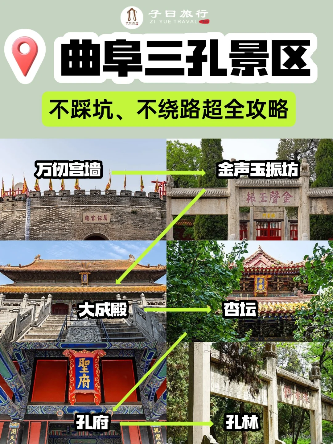 曲阜三孔攻略|不绕路、不踩坑,一篇就够❗