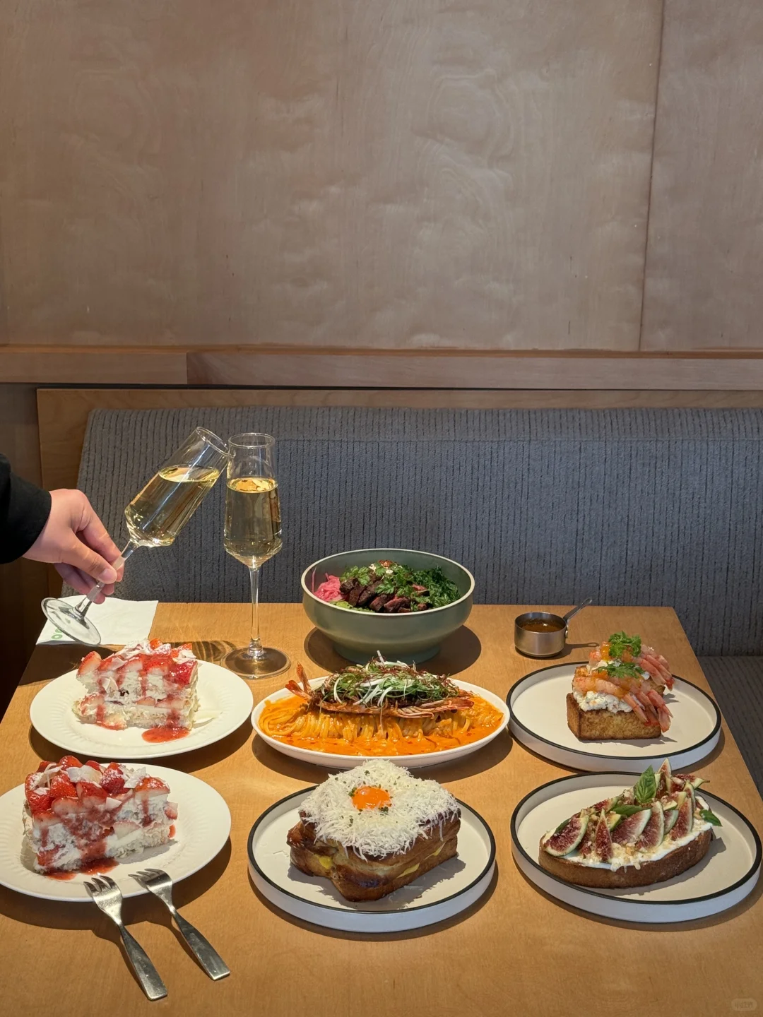 西安）入冬吃到坠美味的草莓小蛋糕˶ • × • ˶