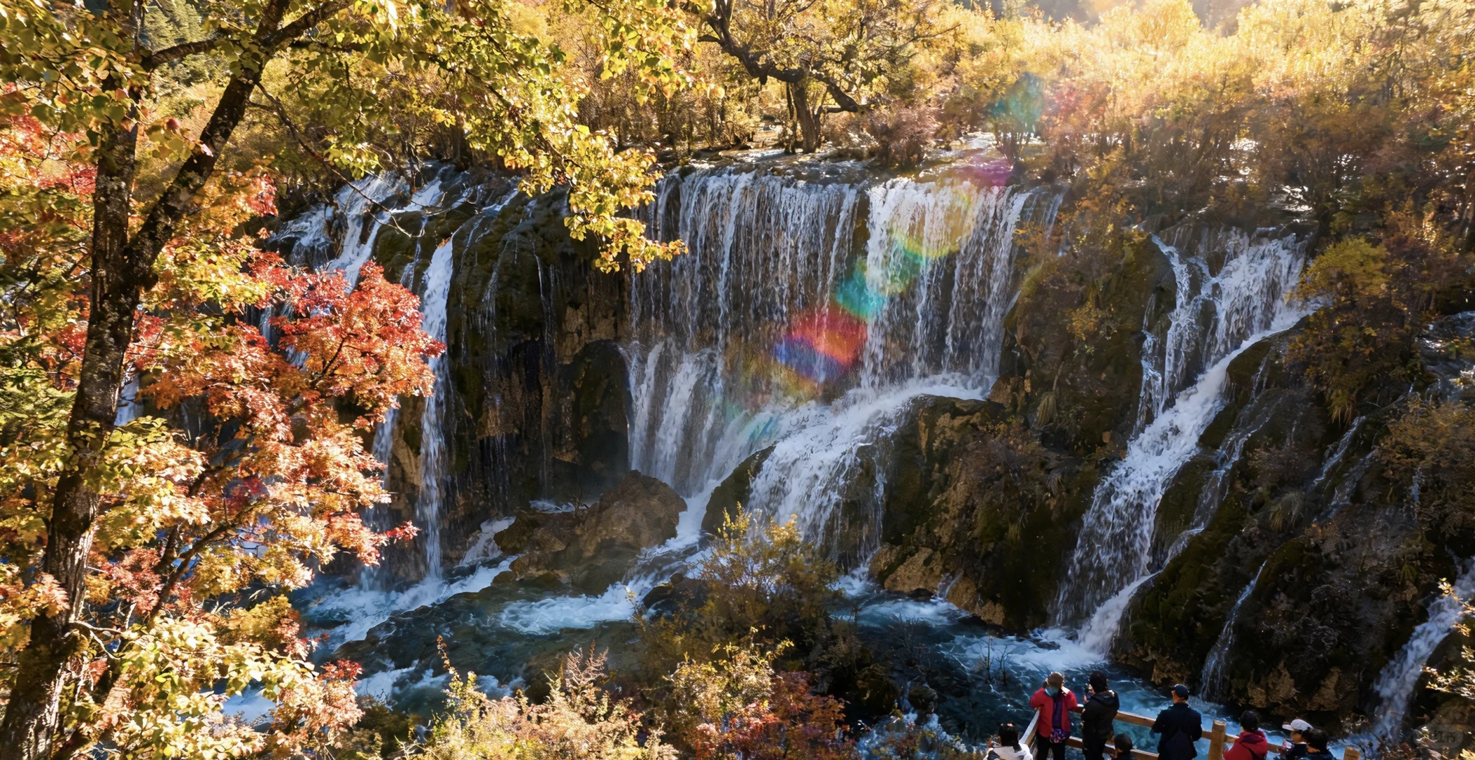 如果一生只去一次九寨沟 ，那一定是秋天！！