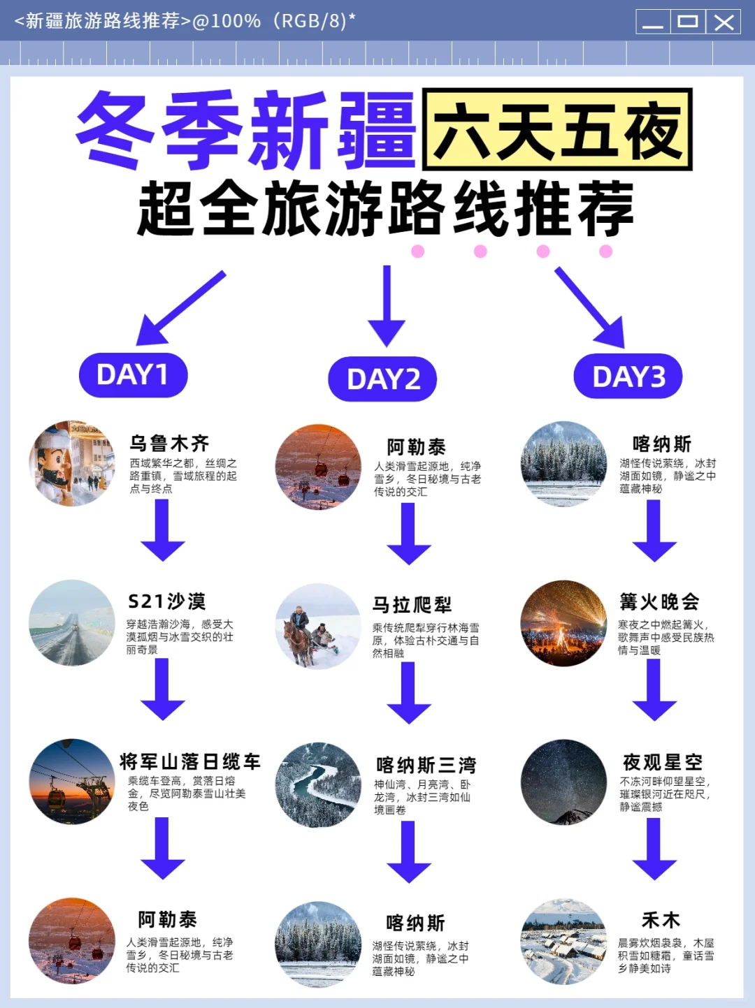 冬季去北疆阿勒泰旅游6天❄不费脑人均3000+