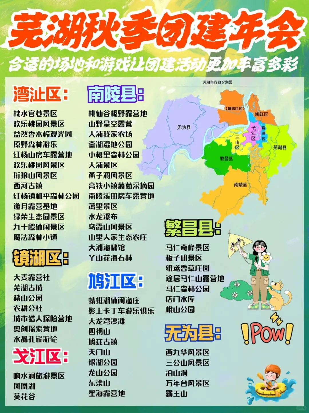 安徽16个市的城市景点，你去过几个地方❓❗