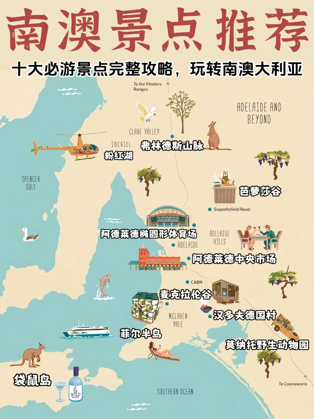 🇦🇺南澳攻略｜10大必玩景点实用攻略