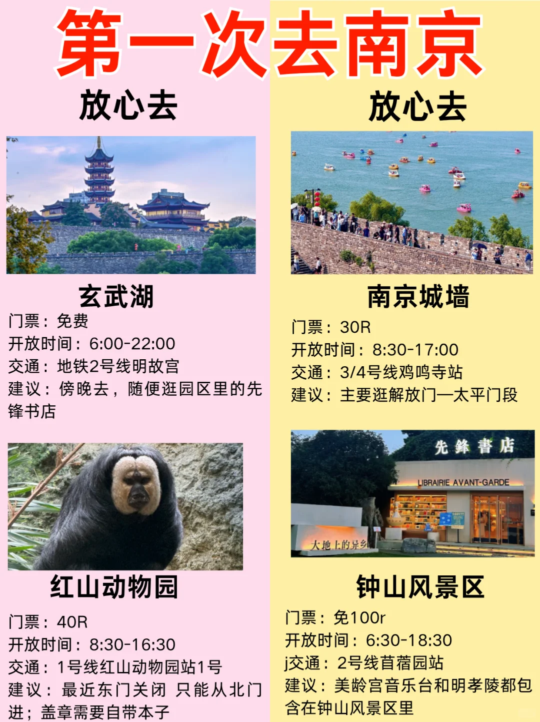 第一次去南京放心🆚不建议去，掏心窝整理