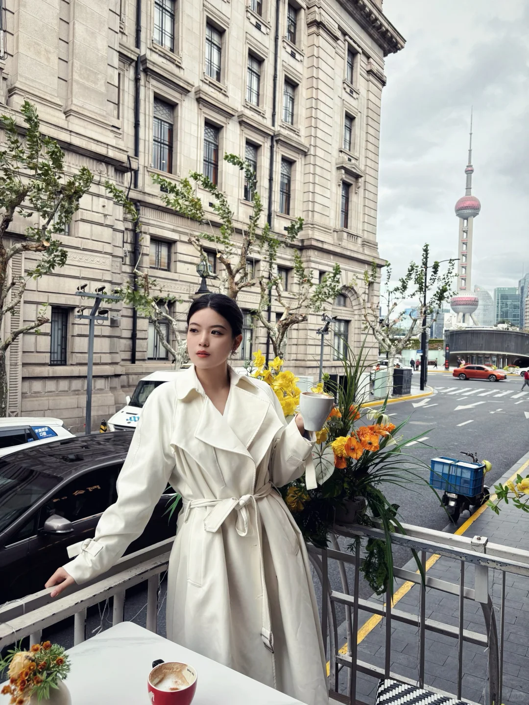 不是巴黎 是上海外滩！太chill了！