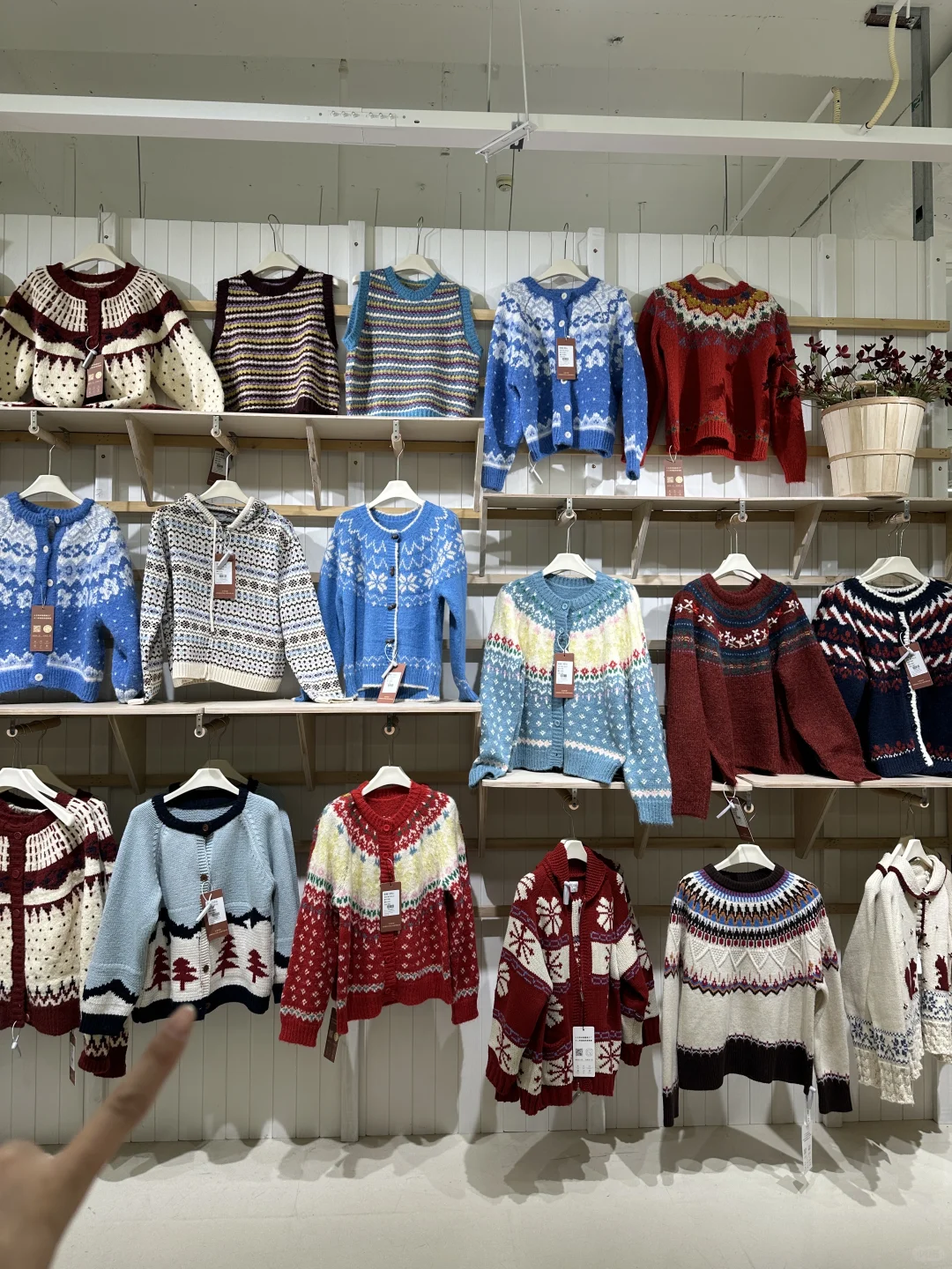 哈尔滨旅游穿搭！费尔岛毛衣好多好多！