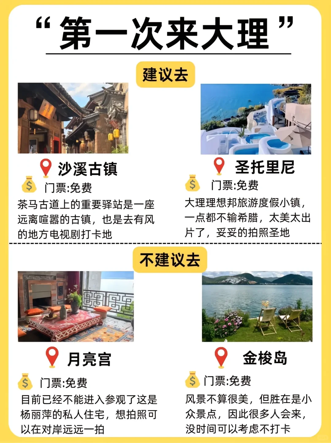 第一次来大理必看！景点美食避坑全攻略🔥