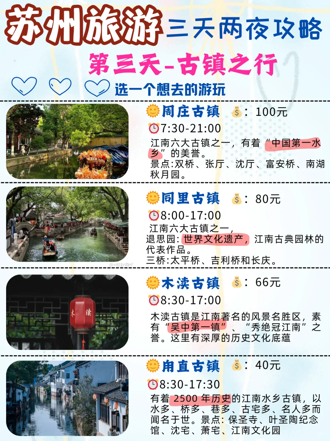 苏州旅游 | 三天两夜苏州旅游攻略大公开