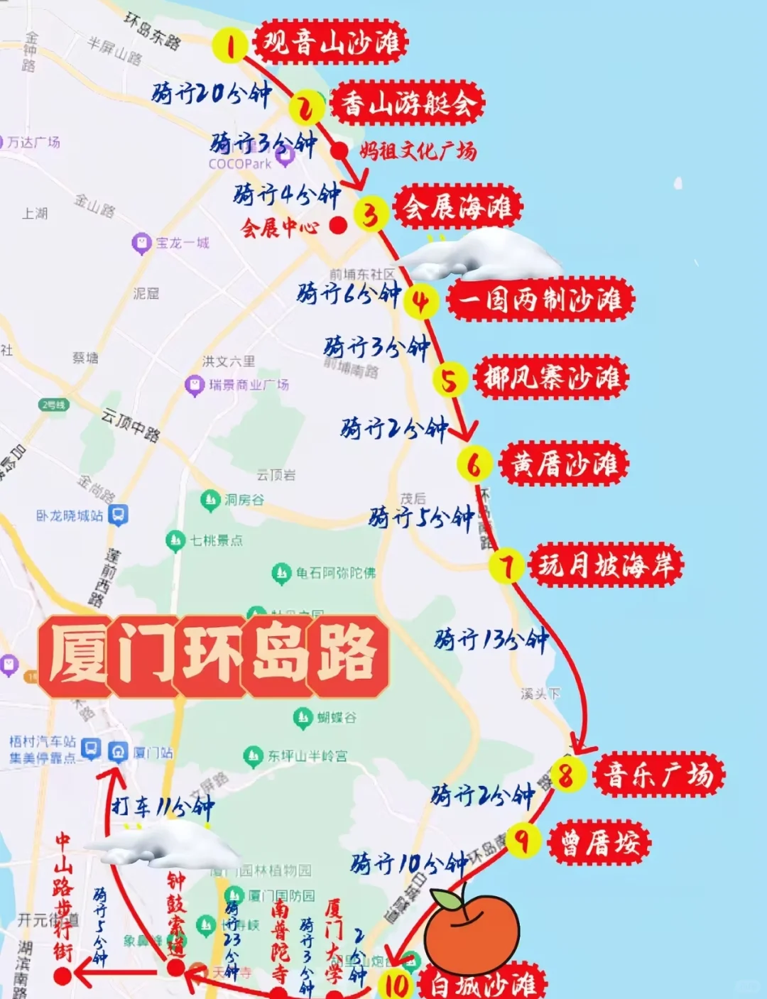 厦门3天2晚懒人攻略！超全打卡+美食地图！