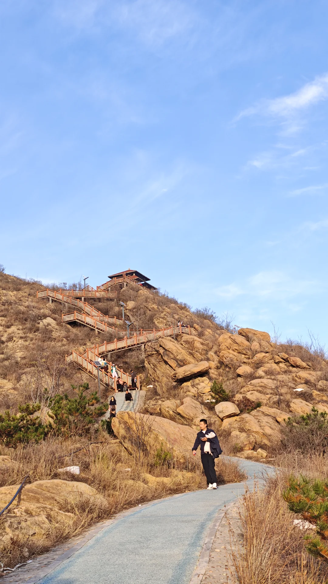 岗南水库私藏观景点，带娃徒步超惬意