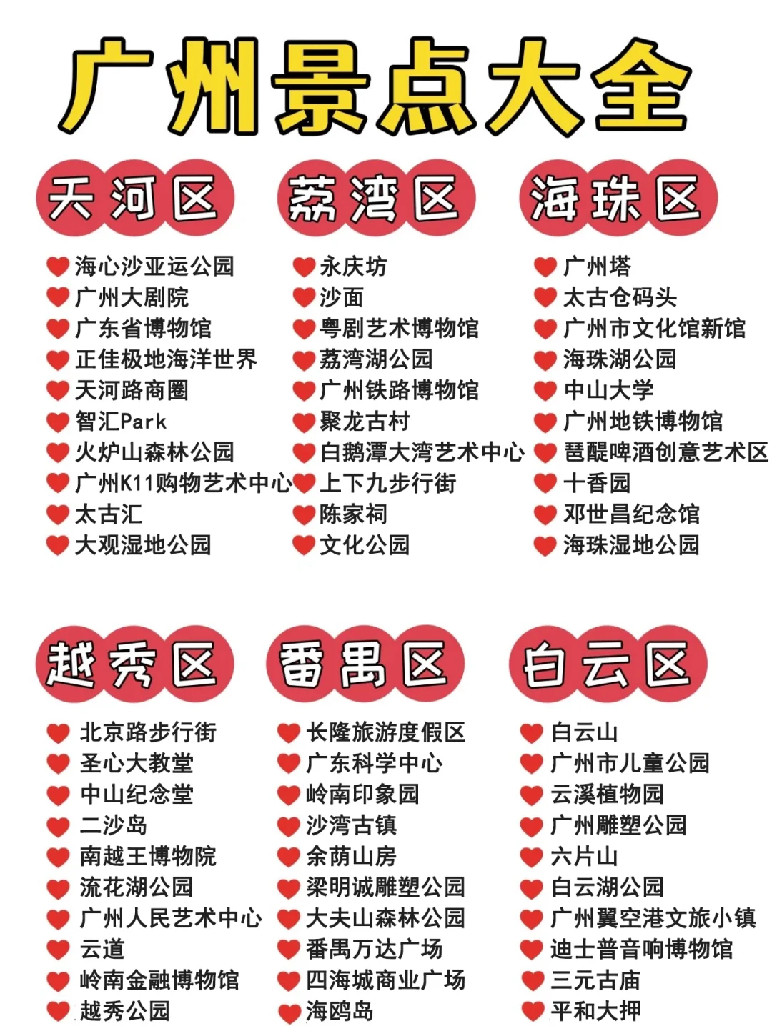 广州景点📷合集来了