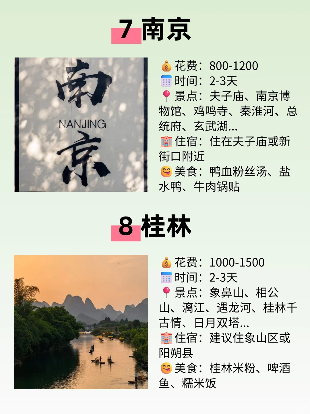 适合穷游的8⃣个城市，你都去过了吗