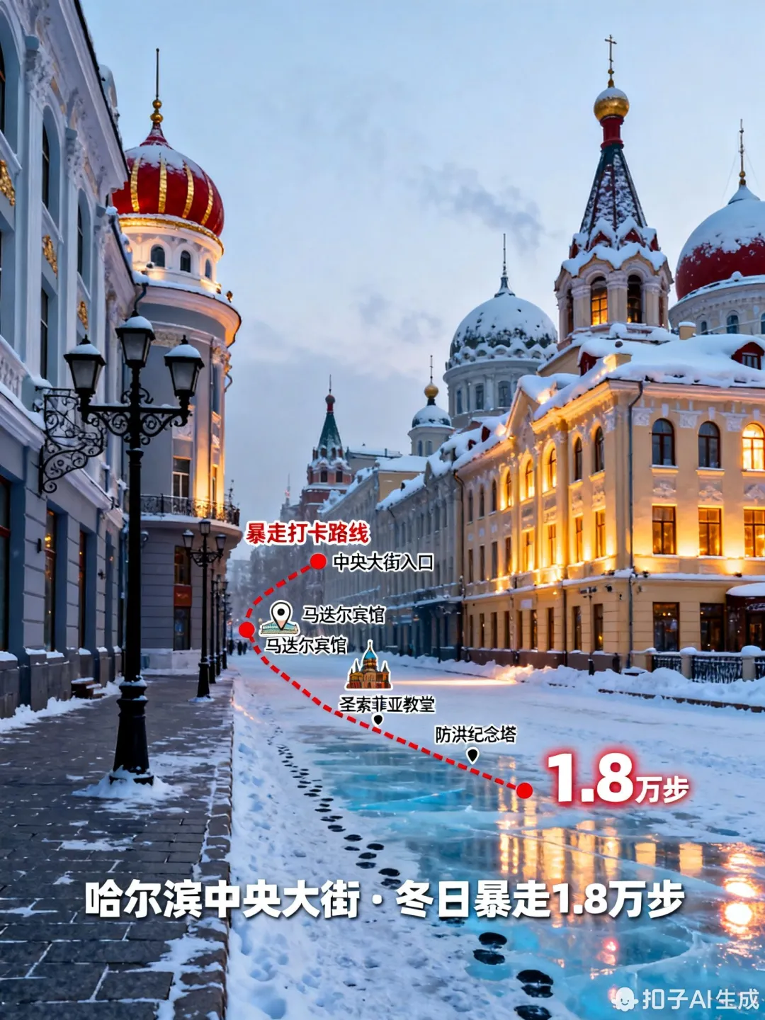 《哈尔滨打卡📸3天暴走8个景点！脚废但值哭～