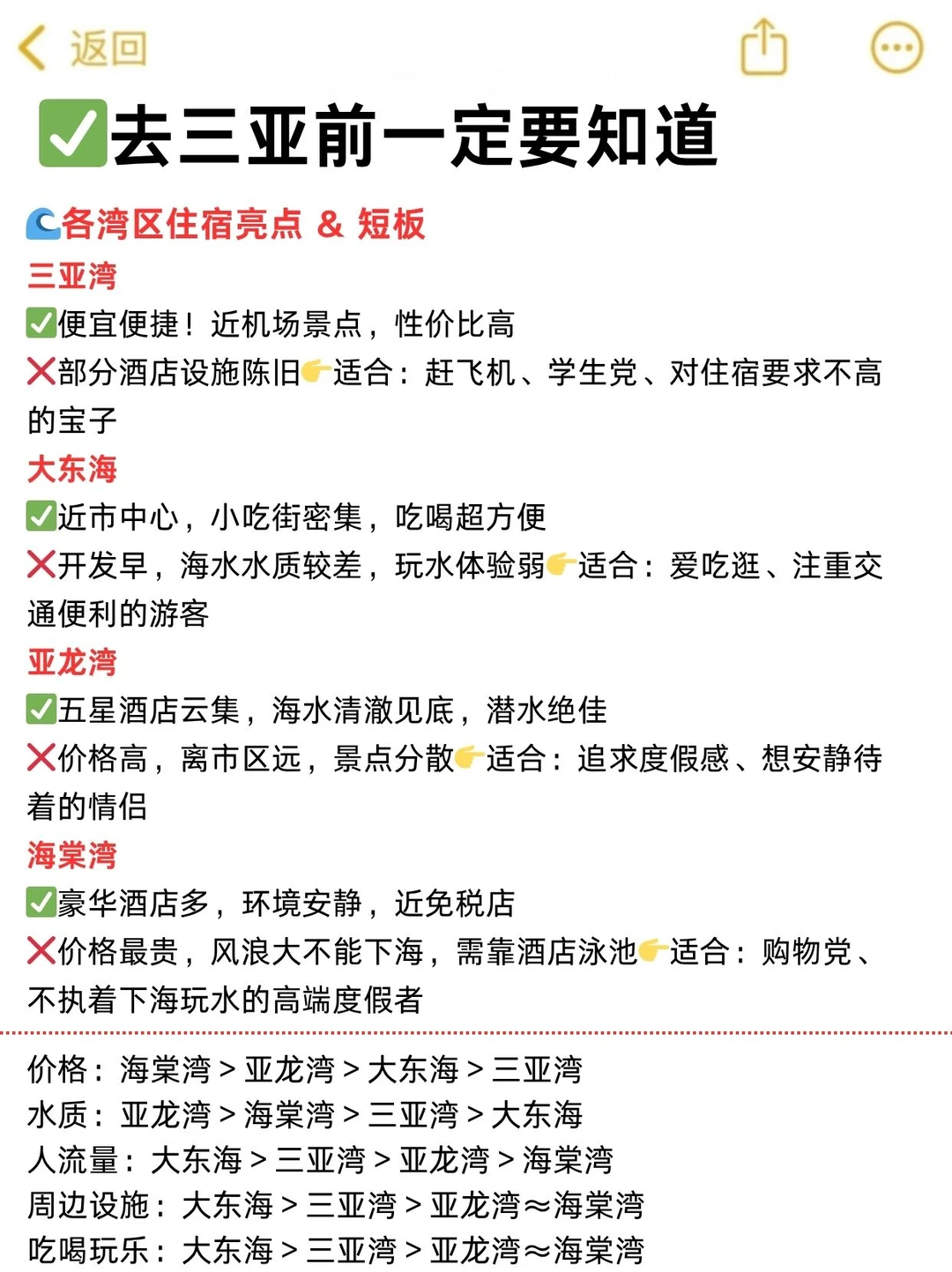 为什么我去三亚旅游前没刷到这篇