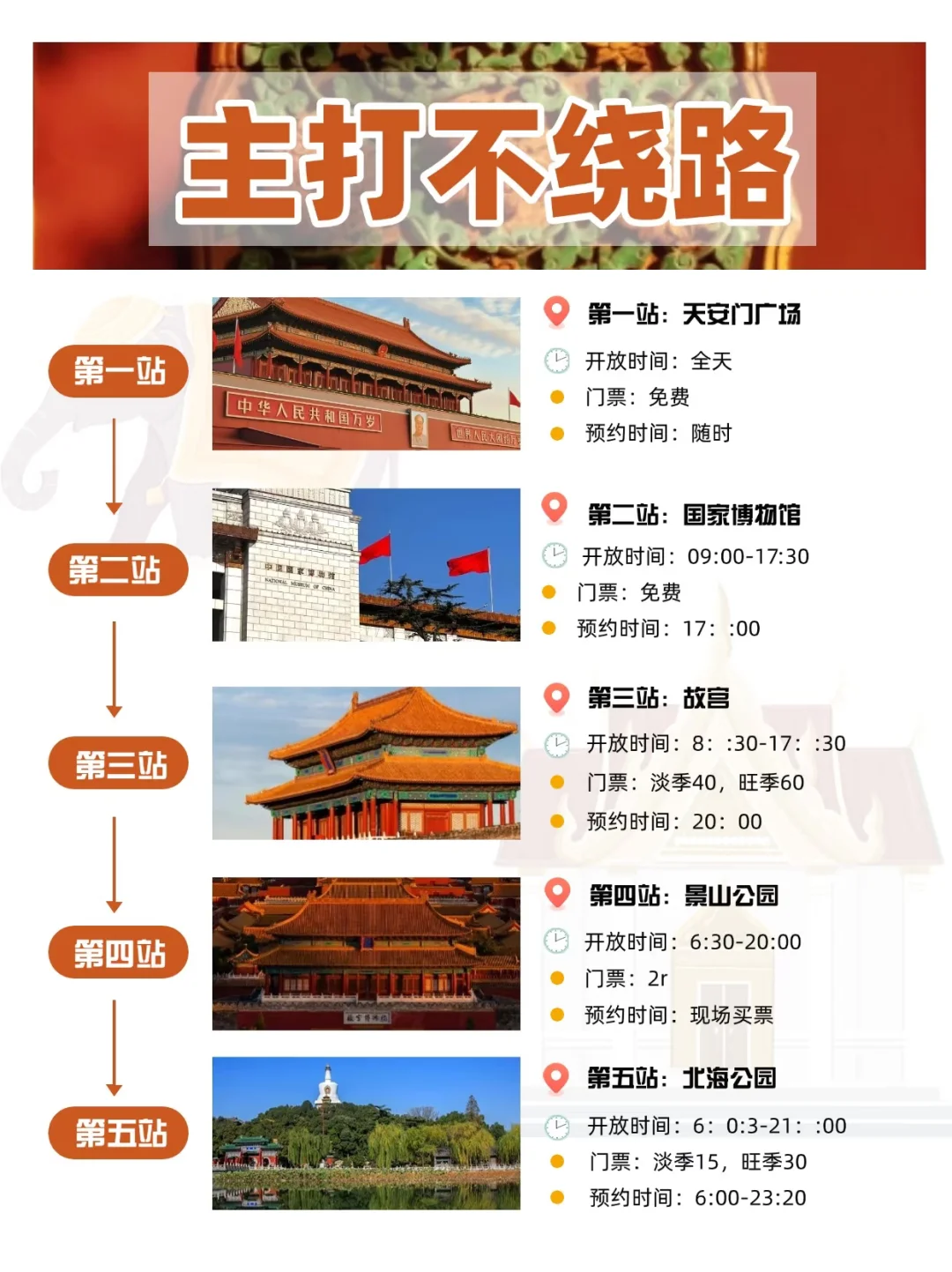 北京三日攻略丨路线景点Citywalk全规划✅