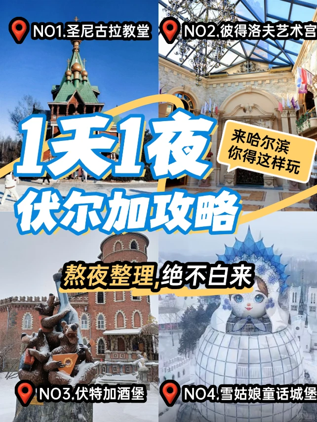 哈尔滨伏尔加庄园 4 大必打卡景点保姆级攻略
