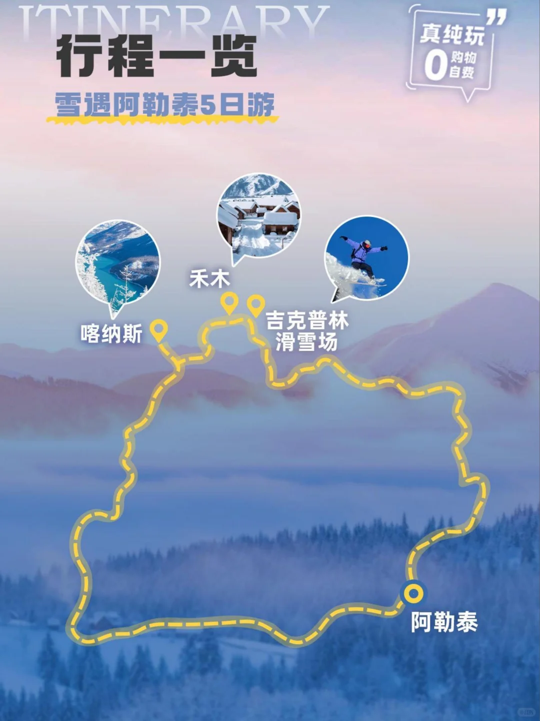 【 冬日阿勒泰❄️5天4晚童话之旅 】