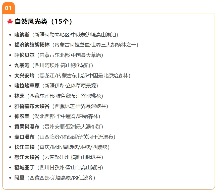 《国家地理》评选的此生必去50个中国秘境