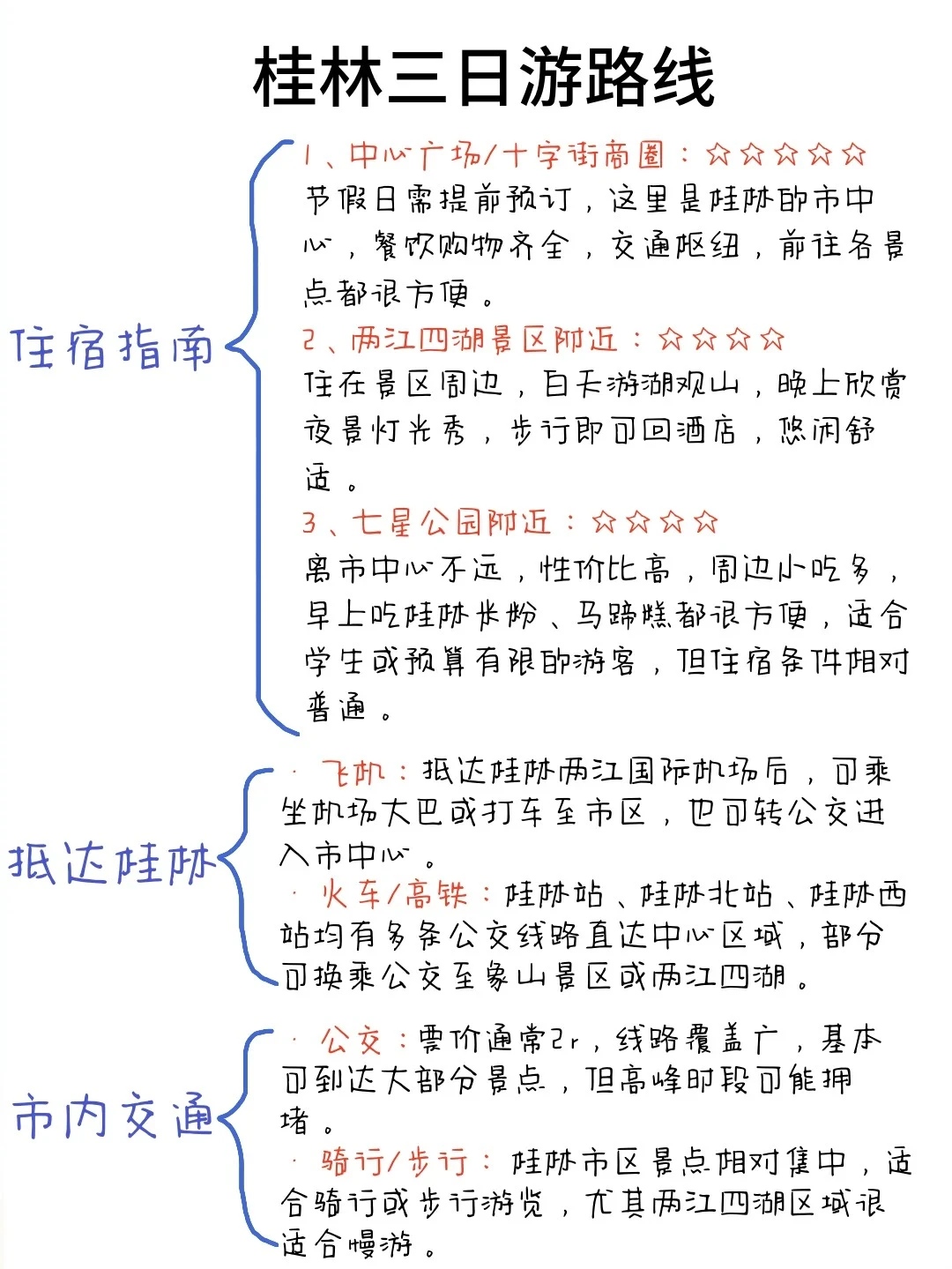 J人写的3天2晚桂林旅游攻略❗直接抄作业