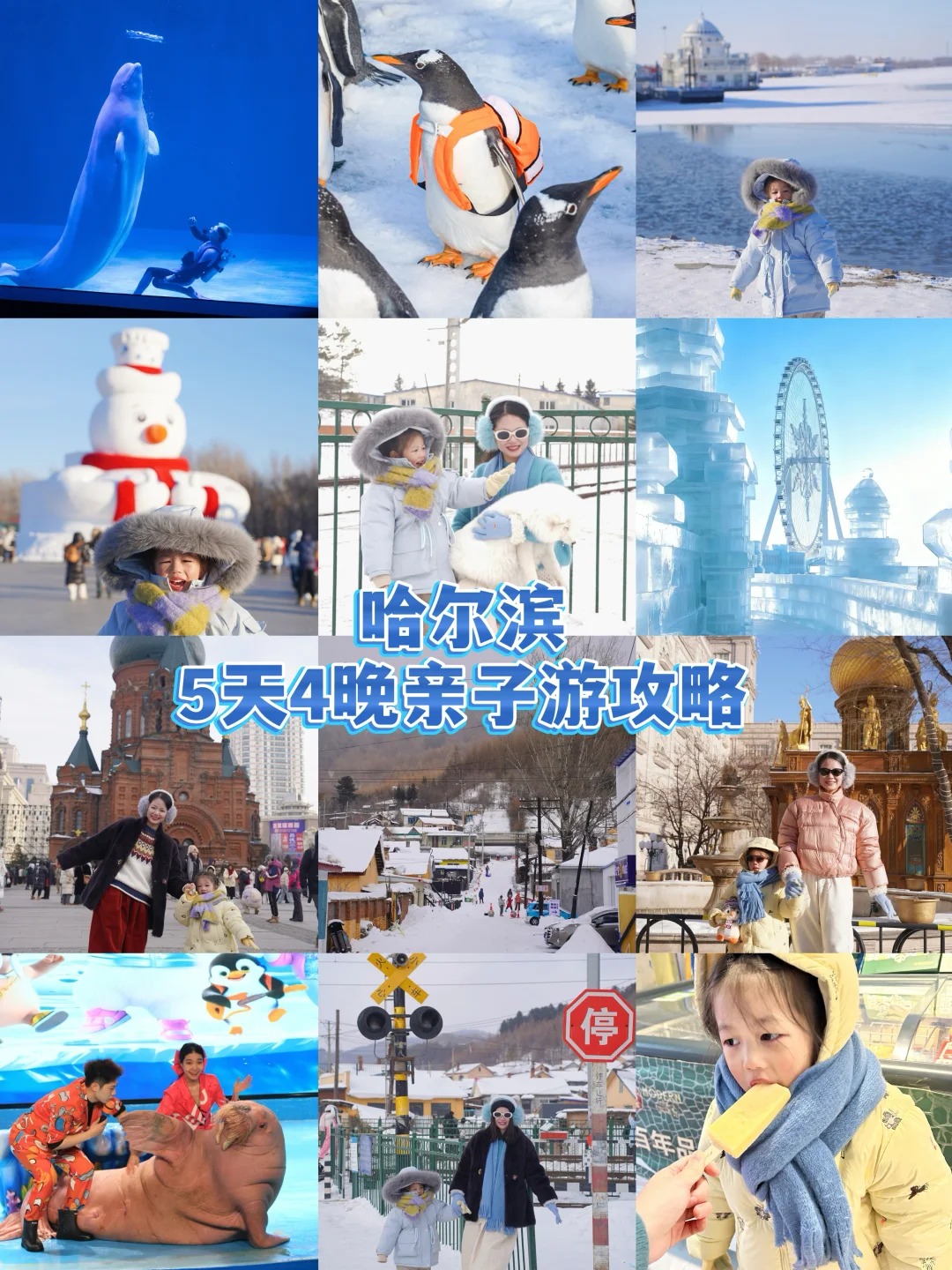 哈尔滨5天4晚遛娃天花板‼️ 直接抄作业!❄️