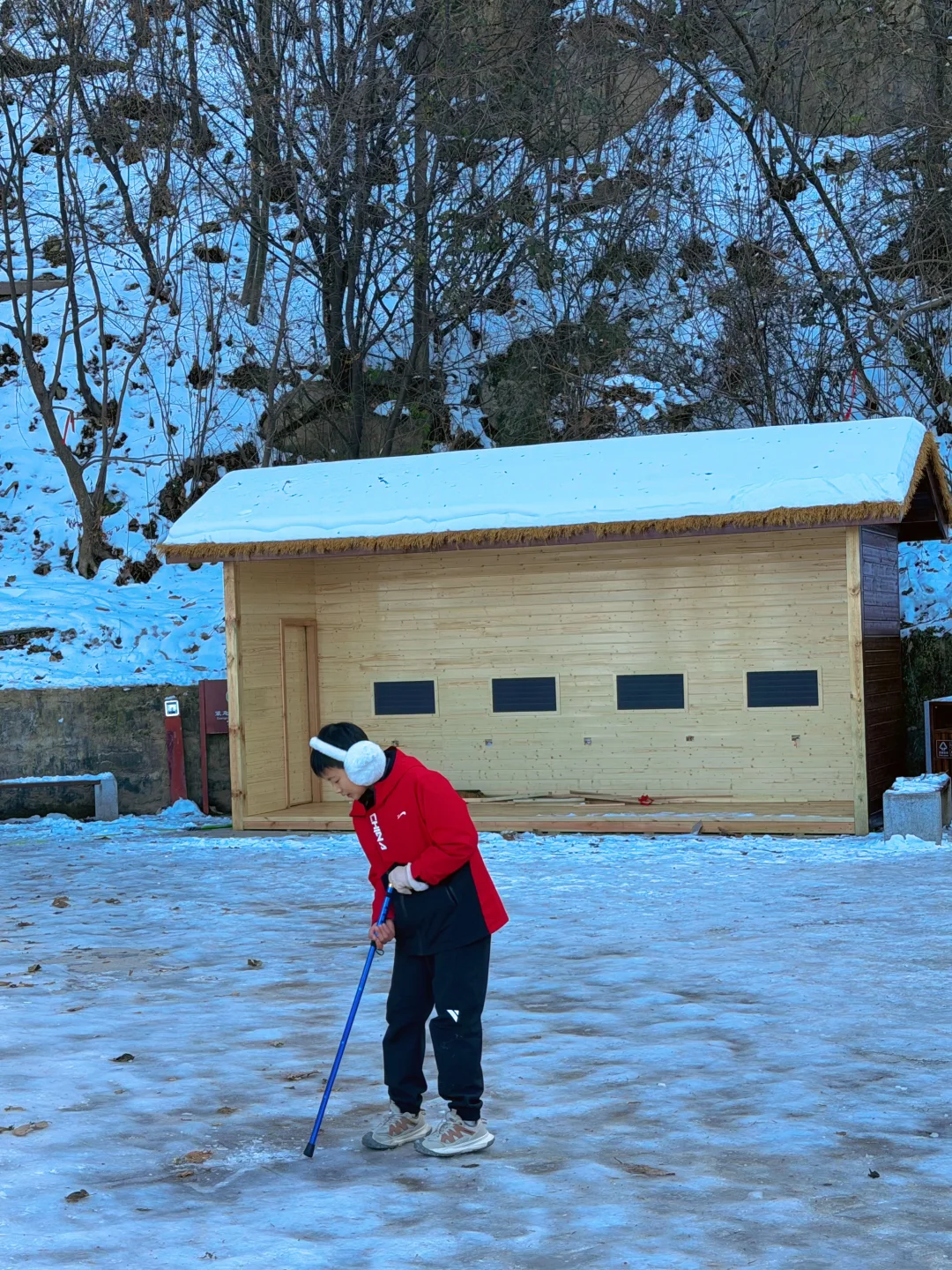 终南山•南五台可以看雪玩雪啦✌️