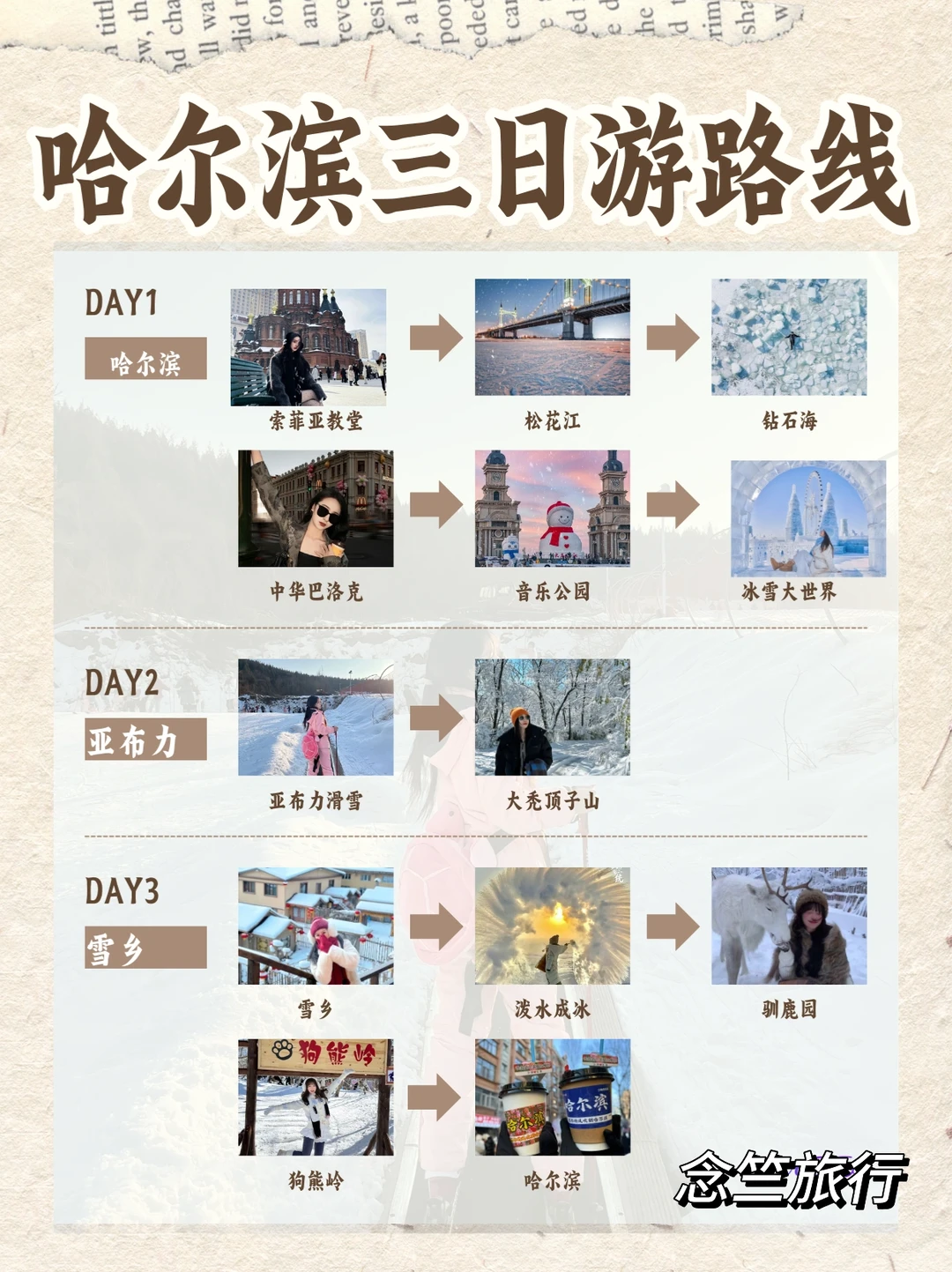 ✨ 冬天的东北简直是国内旅游的天花板❗️