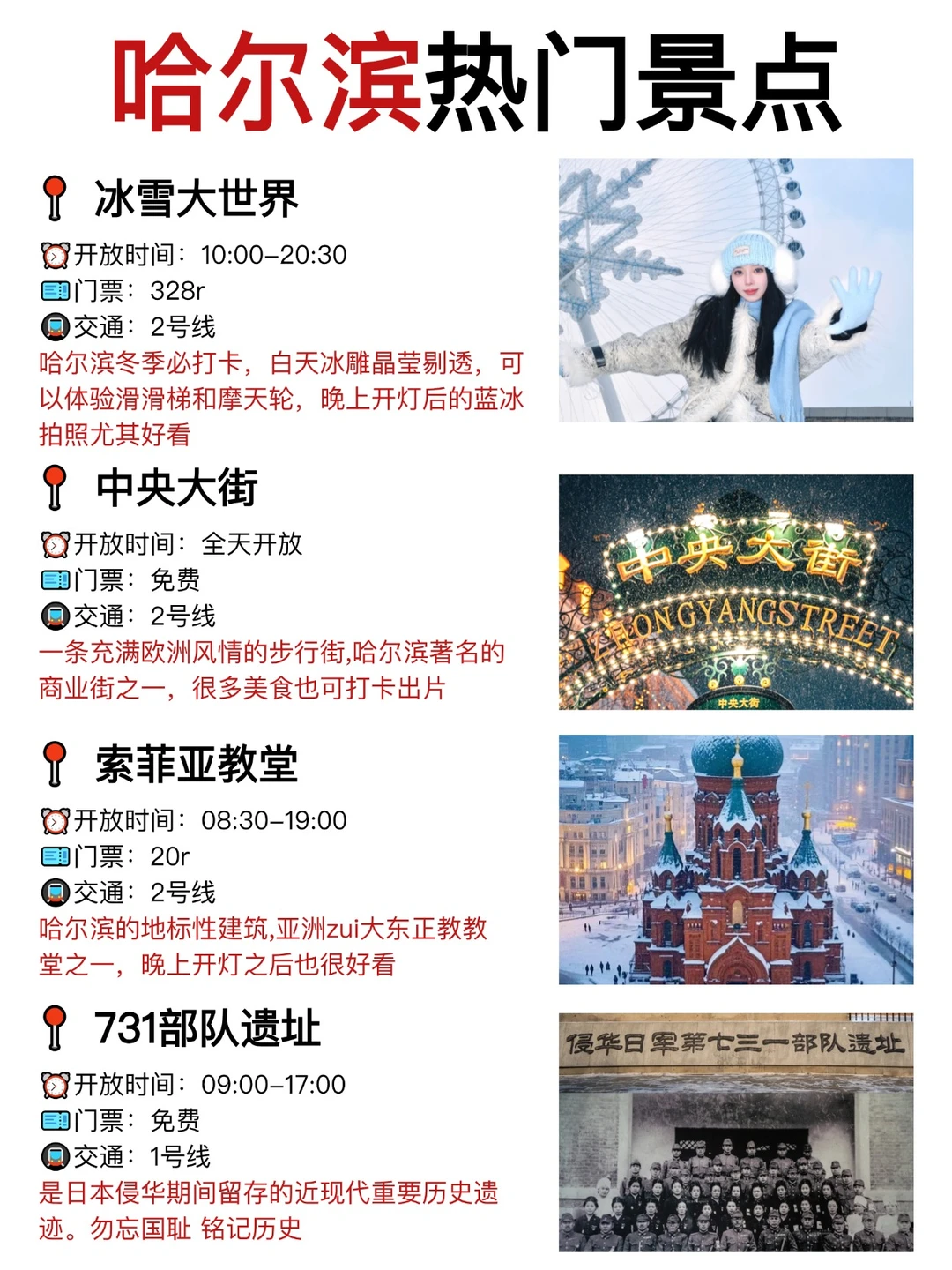 为什么我去哈尔滨旅游前没刷到这篇攻略😭