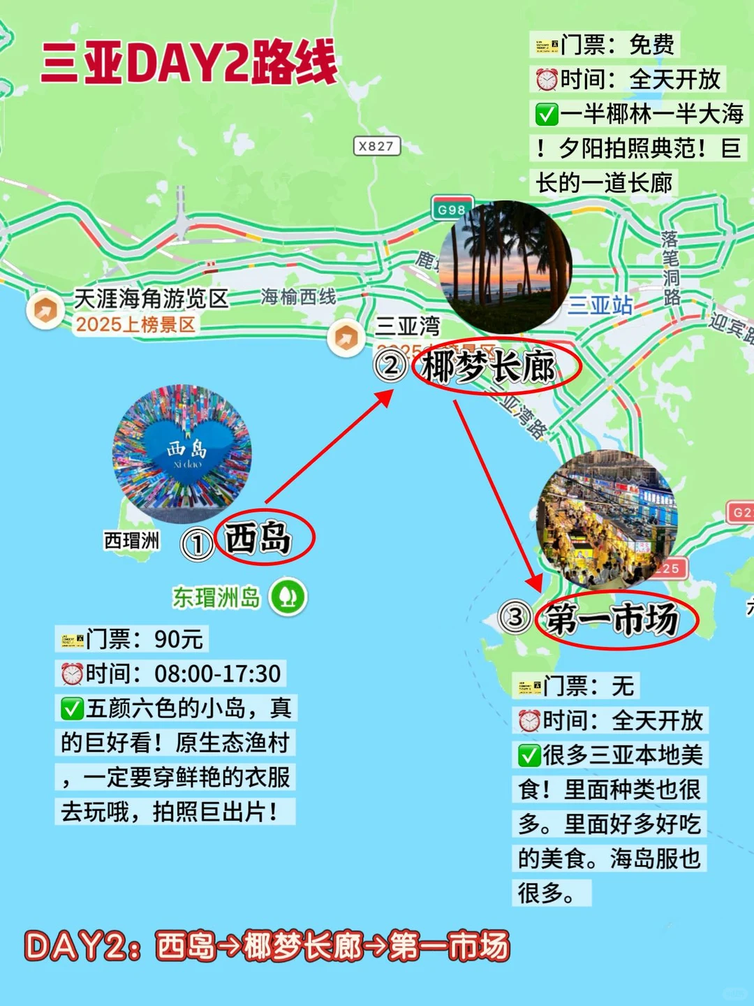 本j人对自己三亚5天旅游攻略复盘非常满意😭
