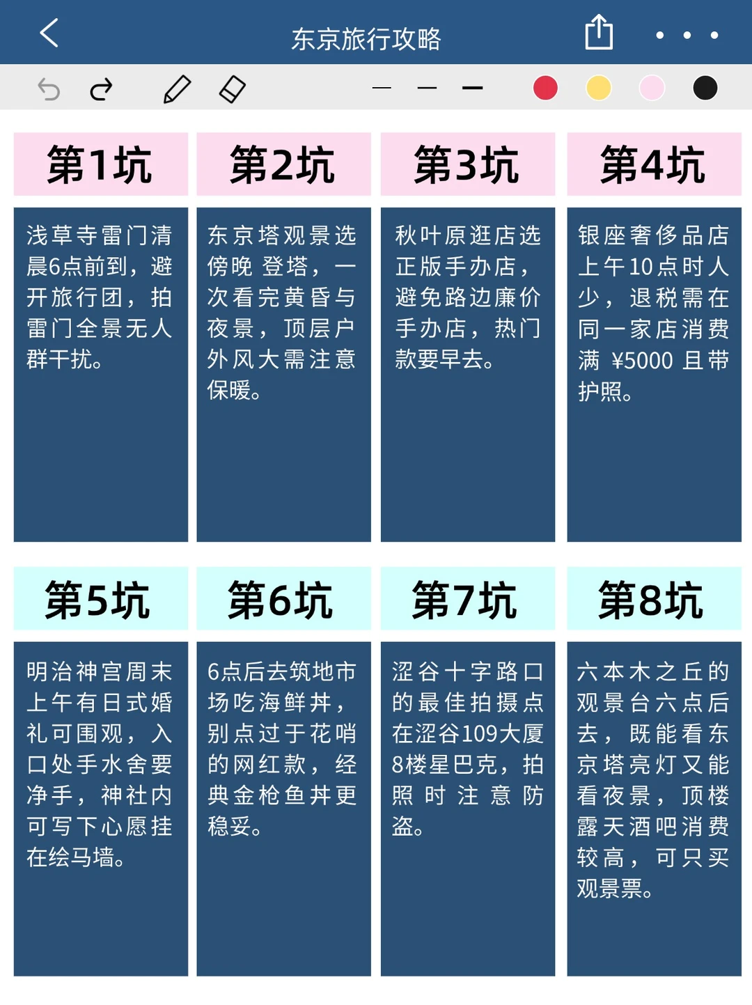 12-2月去东京旅游不踩💣赶紧🐴住此攻略