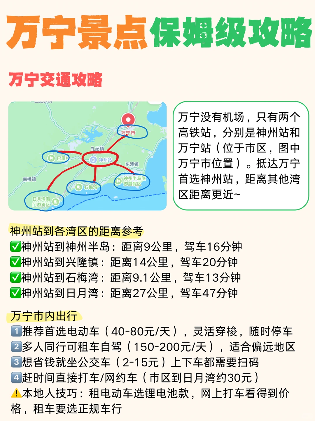 🔥万宁旅游攻略｜本地人私藏避坑+必打卡清单