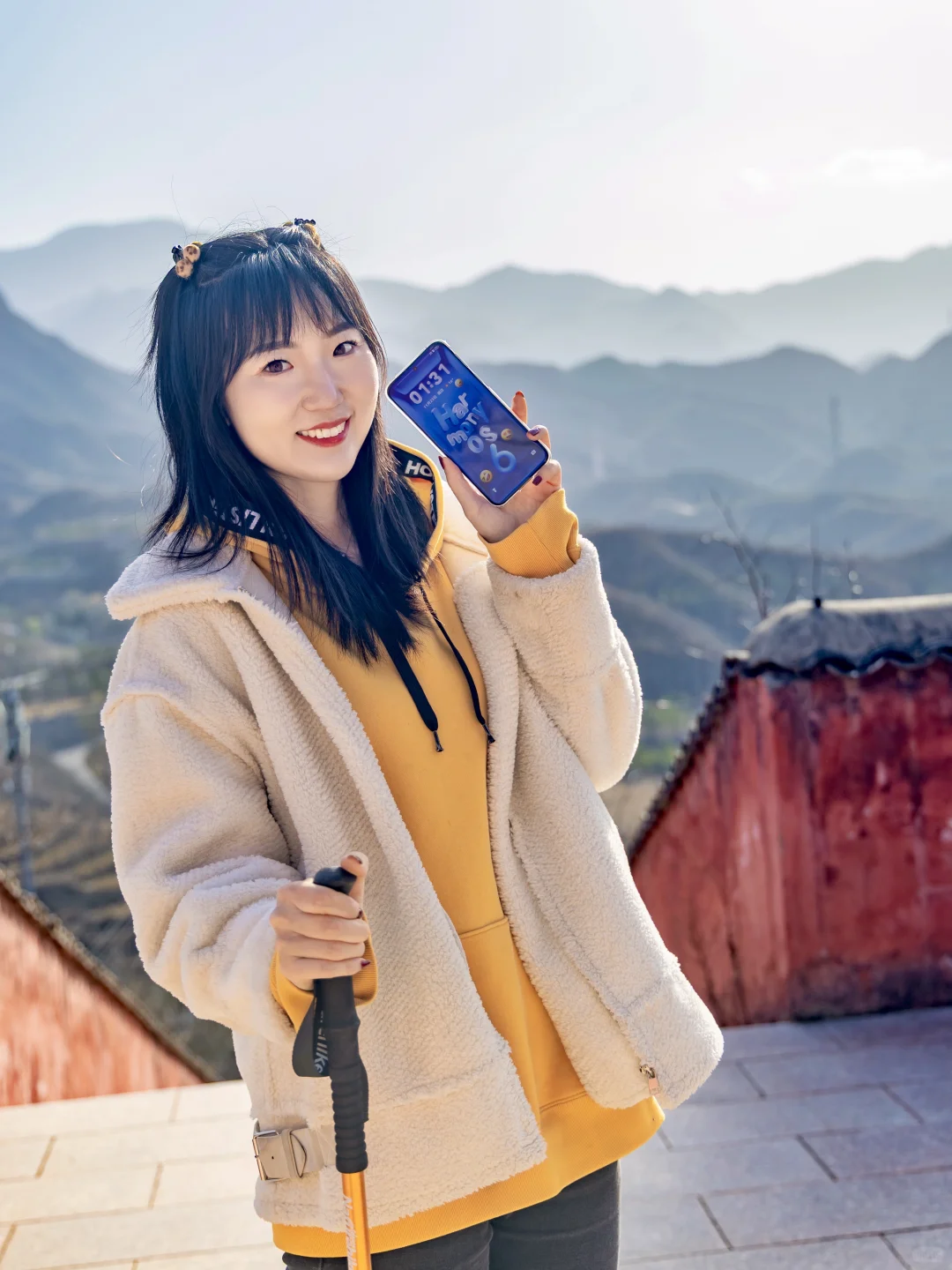 京郊1h🚗小众徒步路线‼️20mins登顶明代古寺