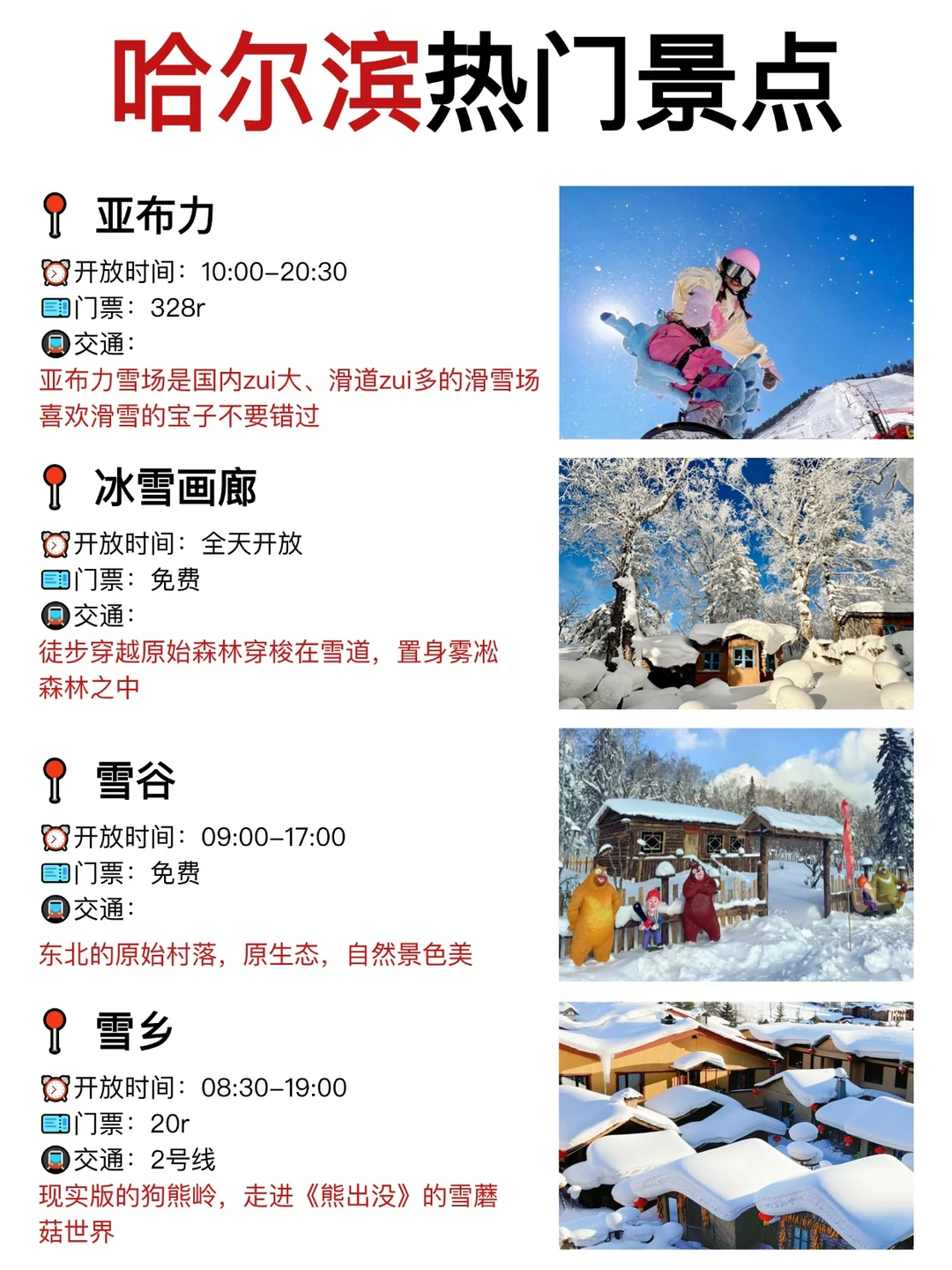 为什么我去哈尔滨旅游前没刷到这篇攻略😭