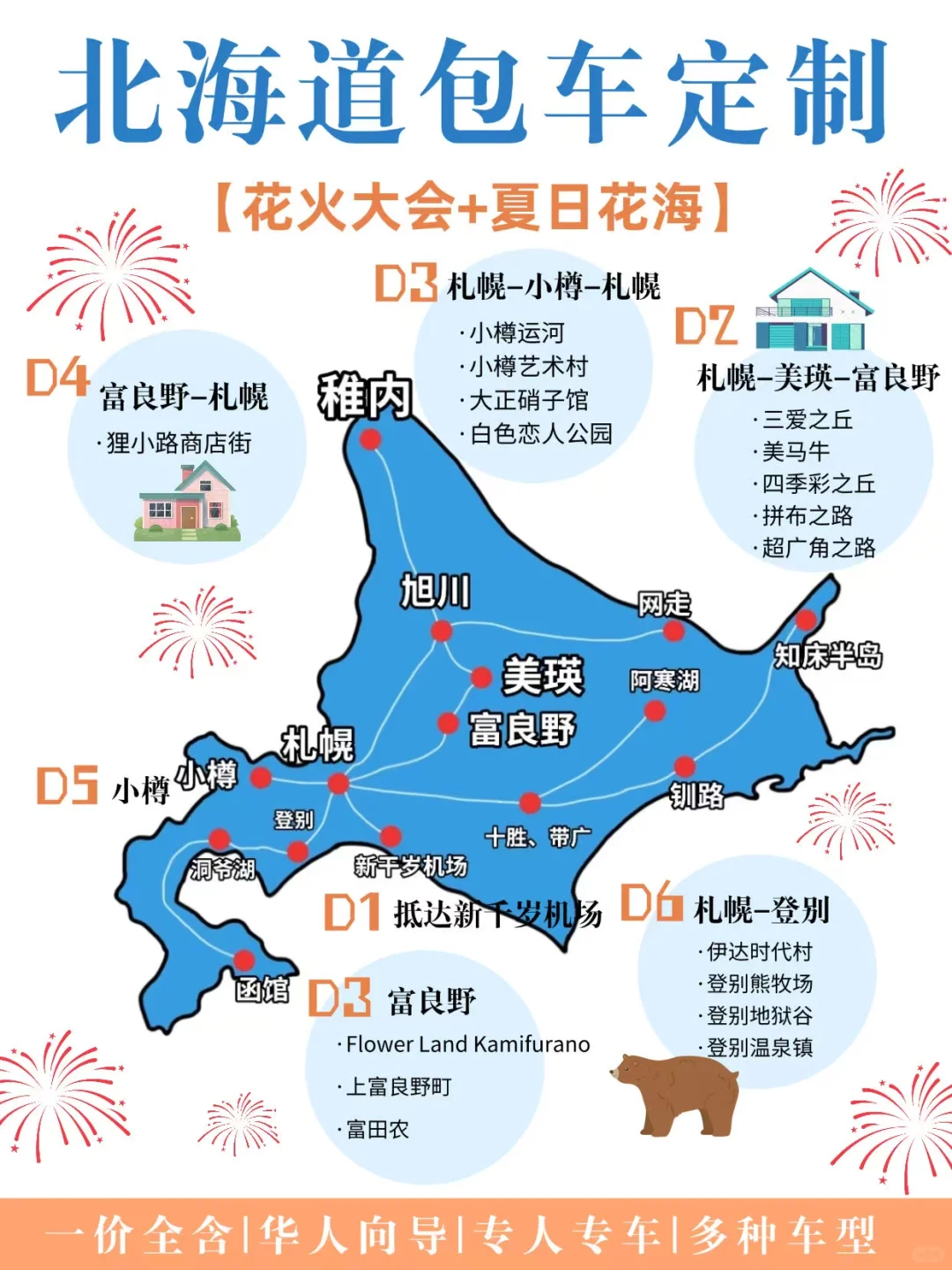 去北海道听劝！选择包车定制游又省心又省钱