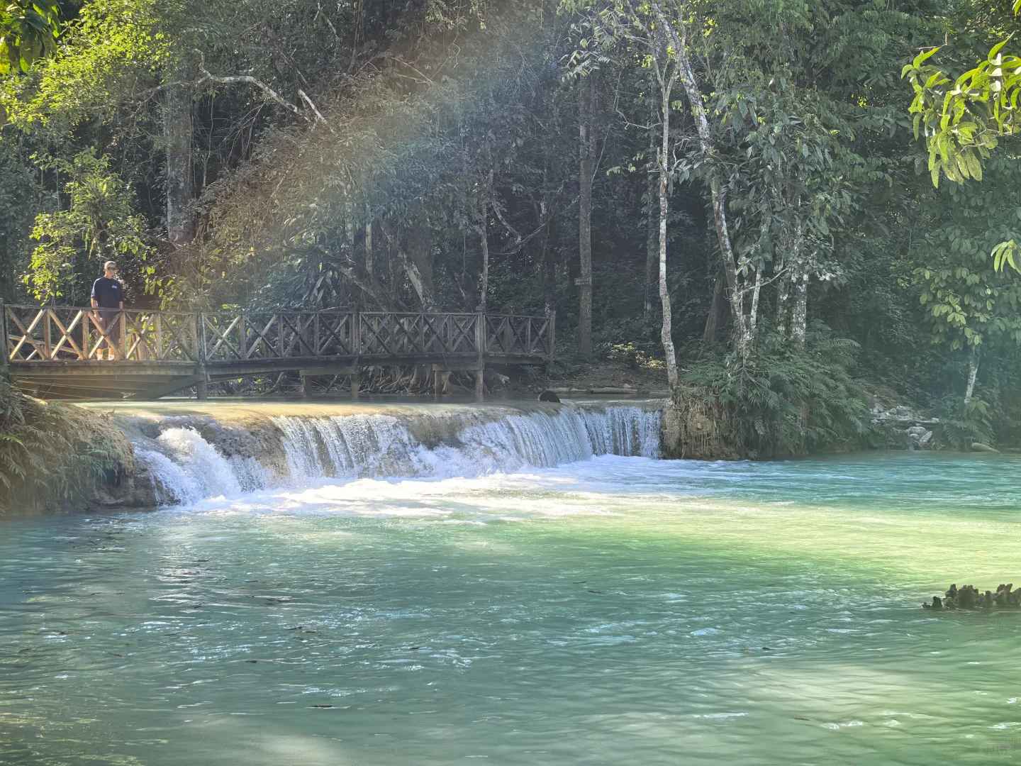 老挝，光西瀑布