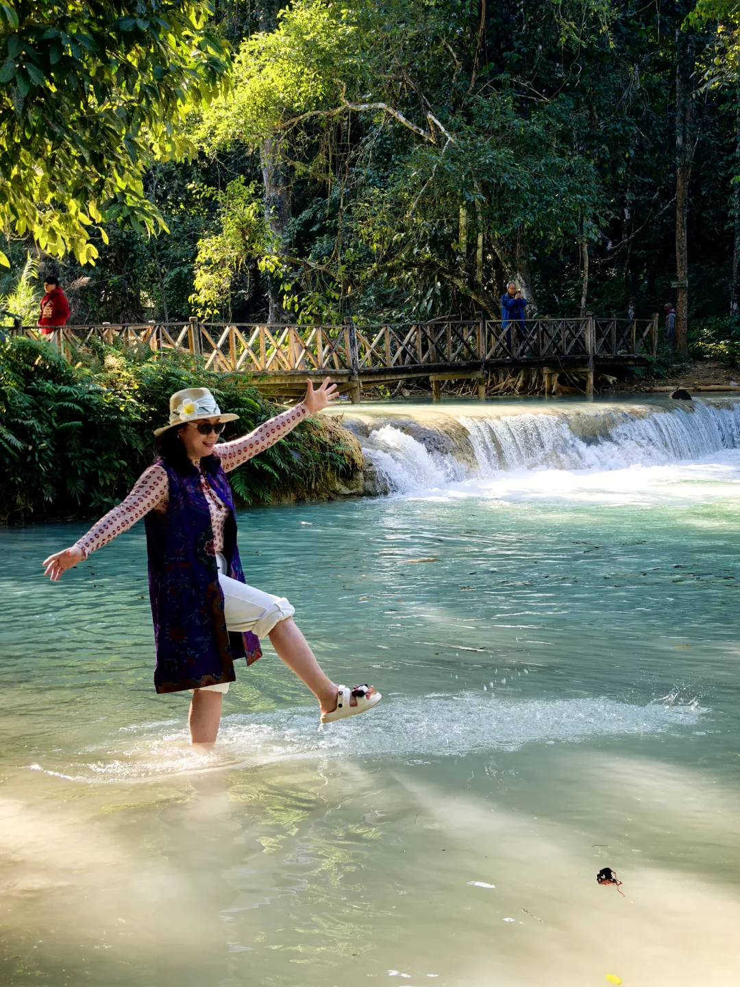 老挝，光西瀑布